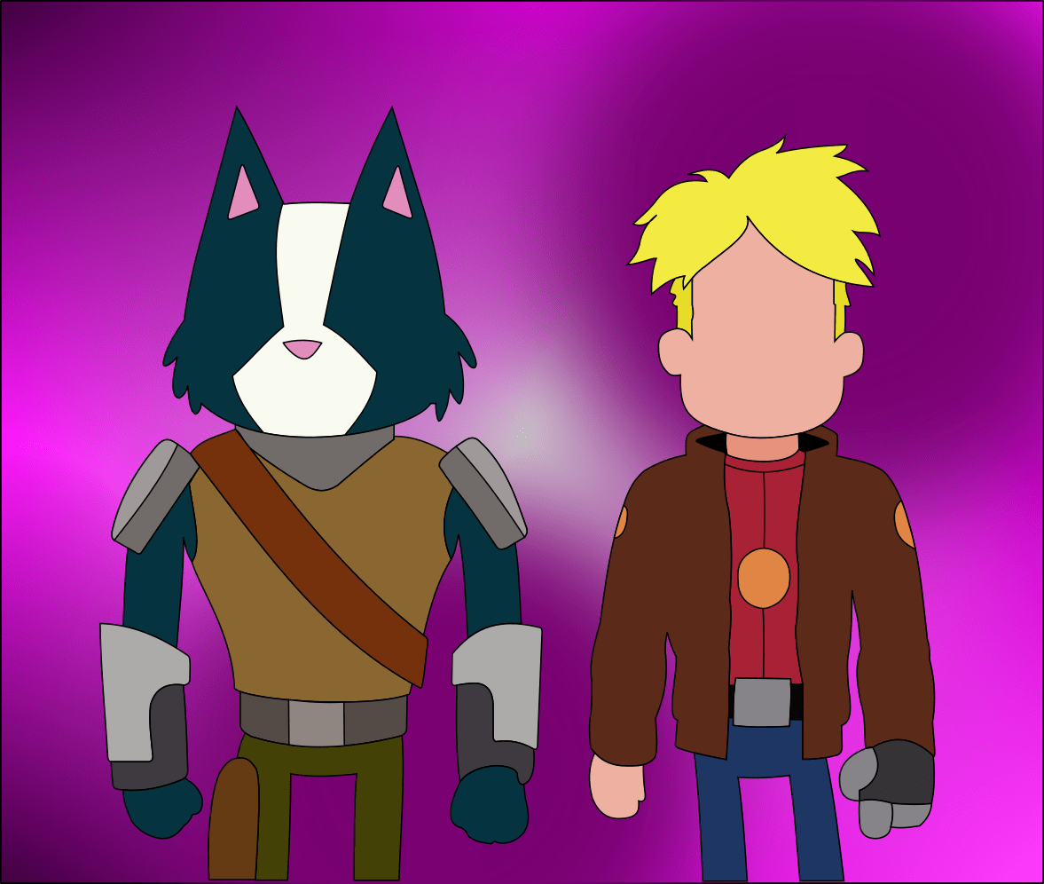 OC by me on my birthday. I love this show. (Found this technique on