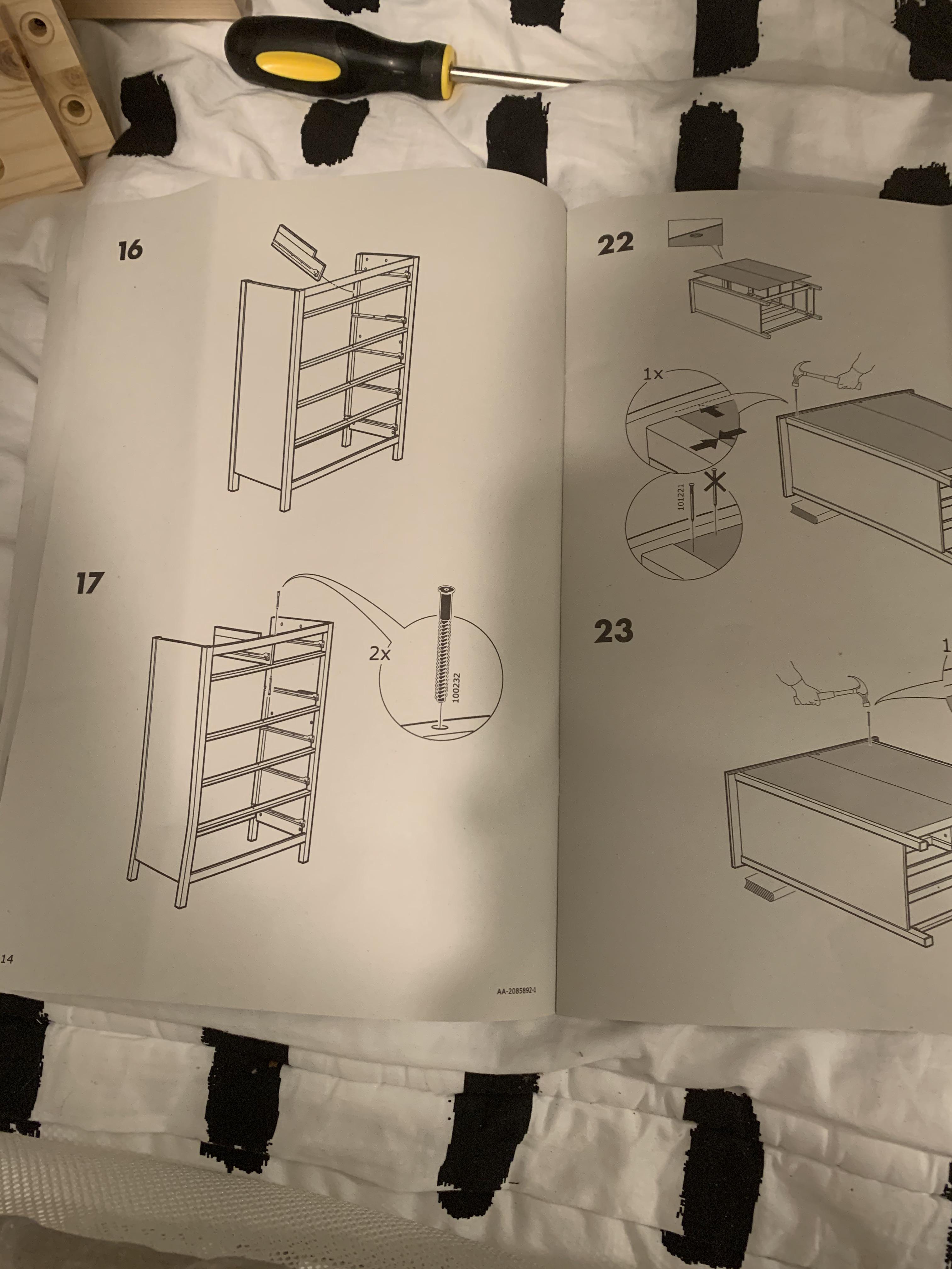 As if building IKEA furniture wasn’t bad enough r/Wellthatsucks