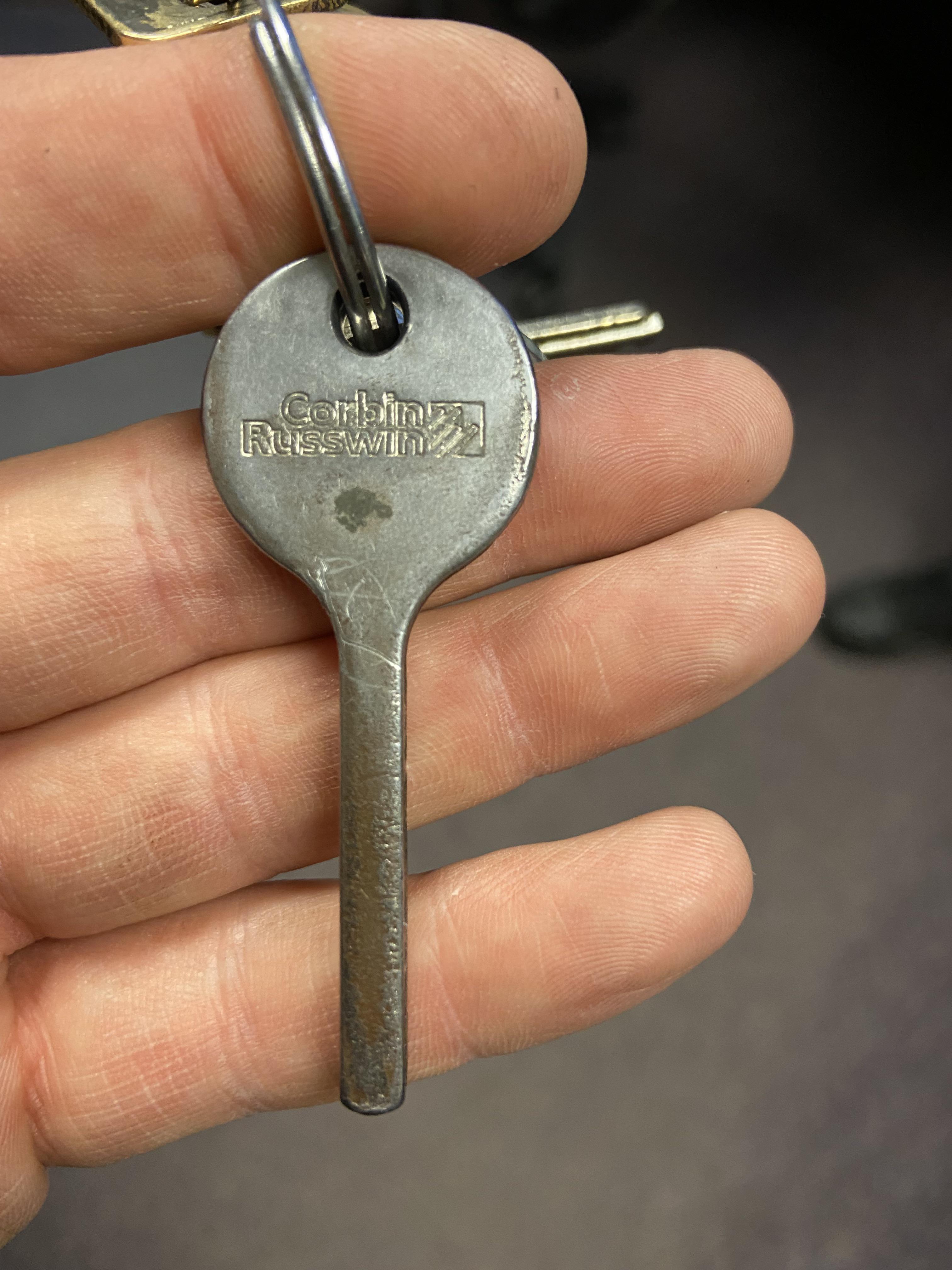 Head of security at this facility asked me if I had this “barrel key