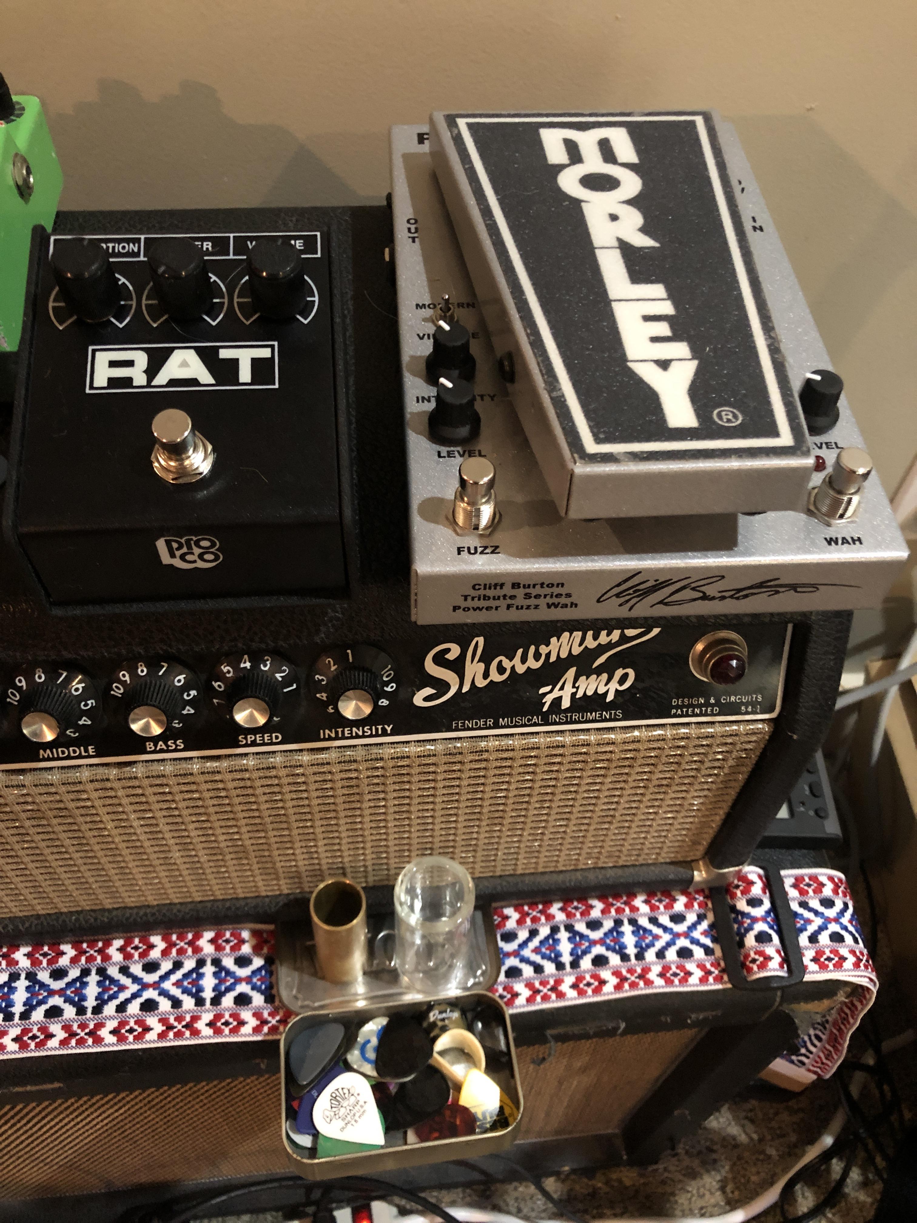 Just got into the pedals game; copped a Morley Power Fuzz + Wah Pedal