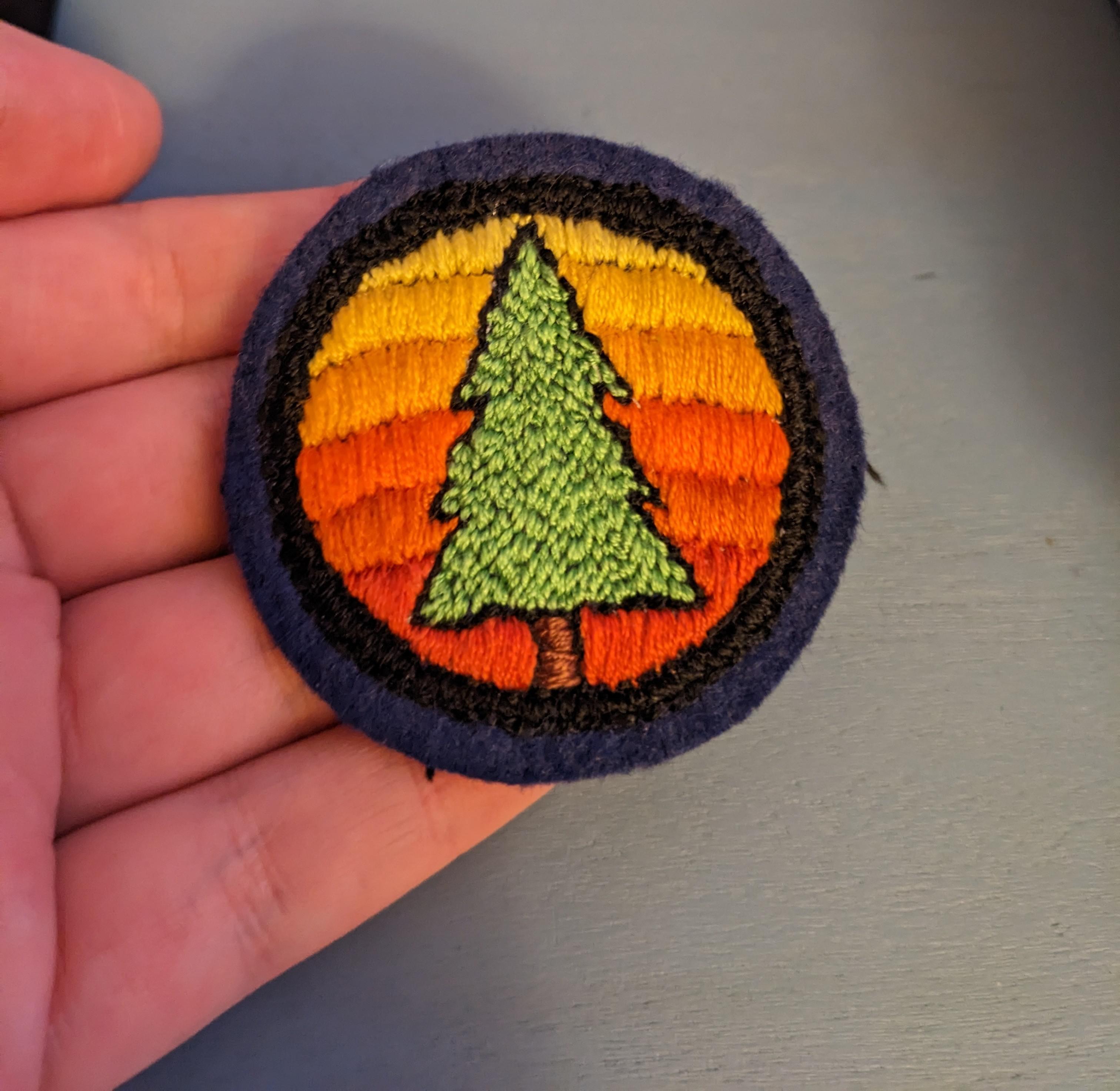 Made a TAZ Amnesty Pine Guard patch! r/Embroidery