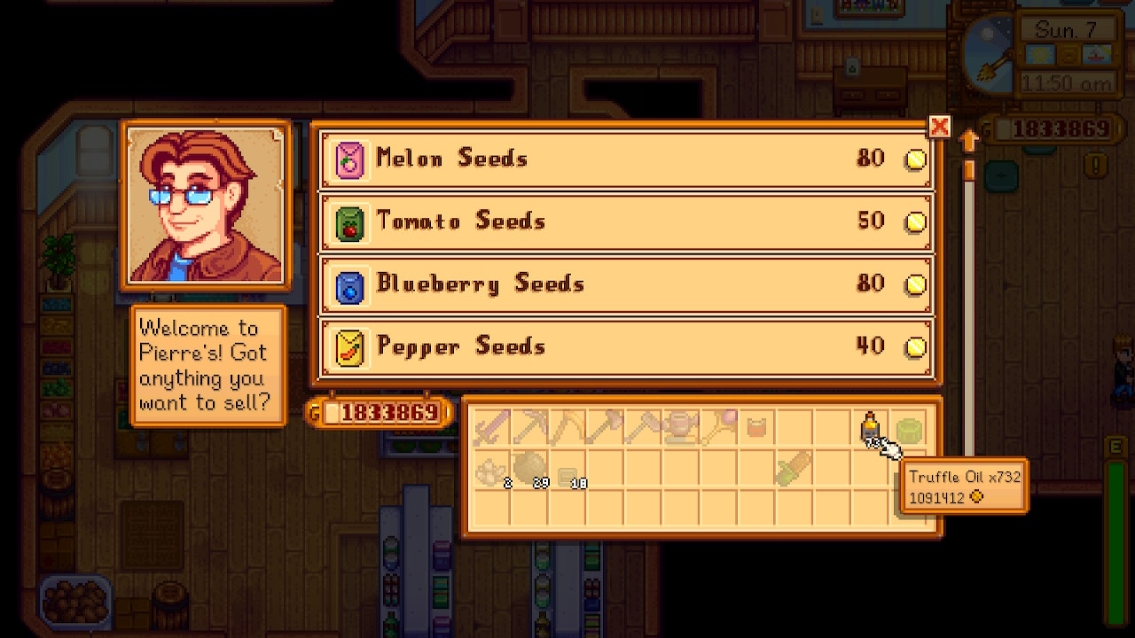 Stardew truffle oil