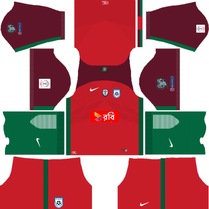 DSL modified Bangladesh Kit r/DreamLeagueSoccer