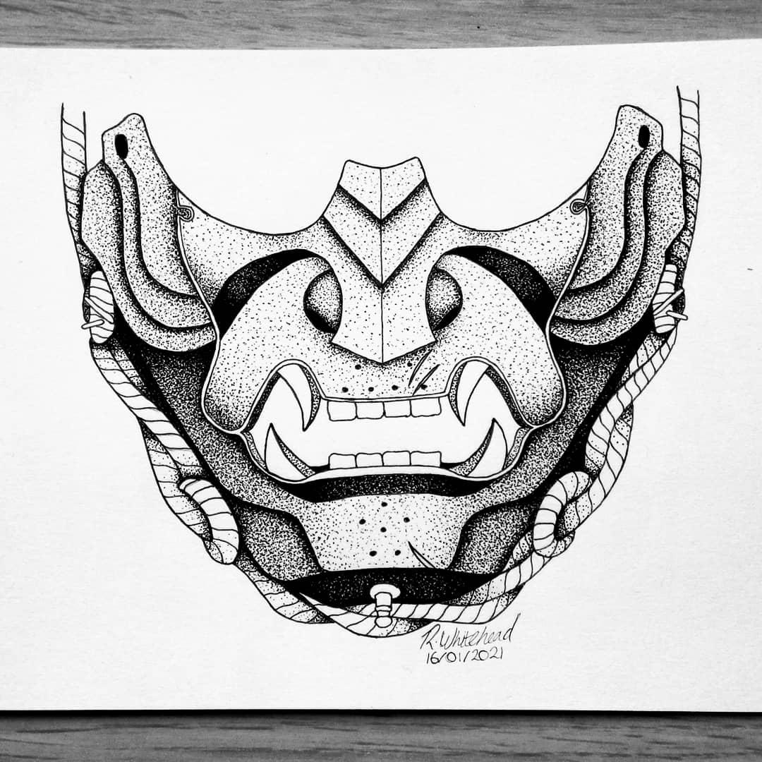 My Ghost of Tsushima mask design I did a little while back! r/ghostoftsushima