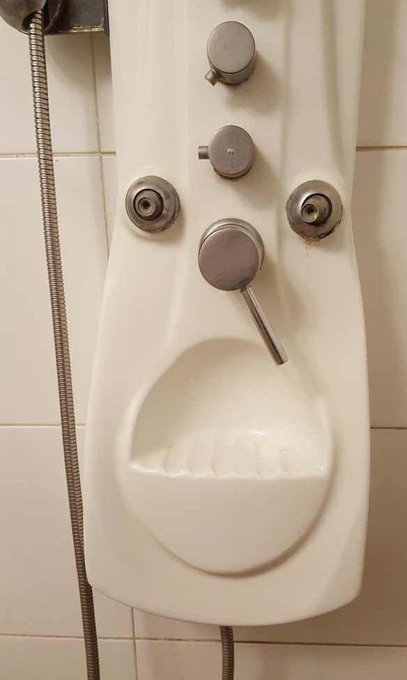 This shower looks like it has seen some shocking things r