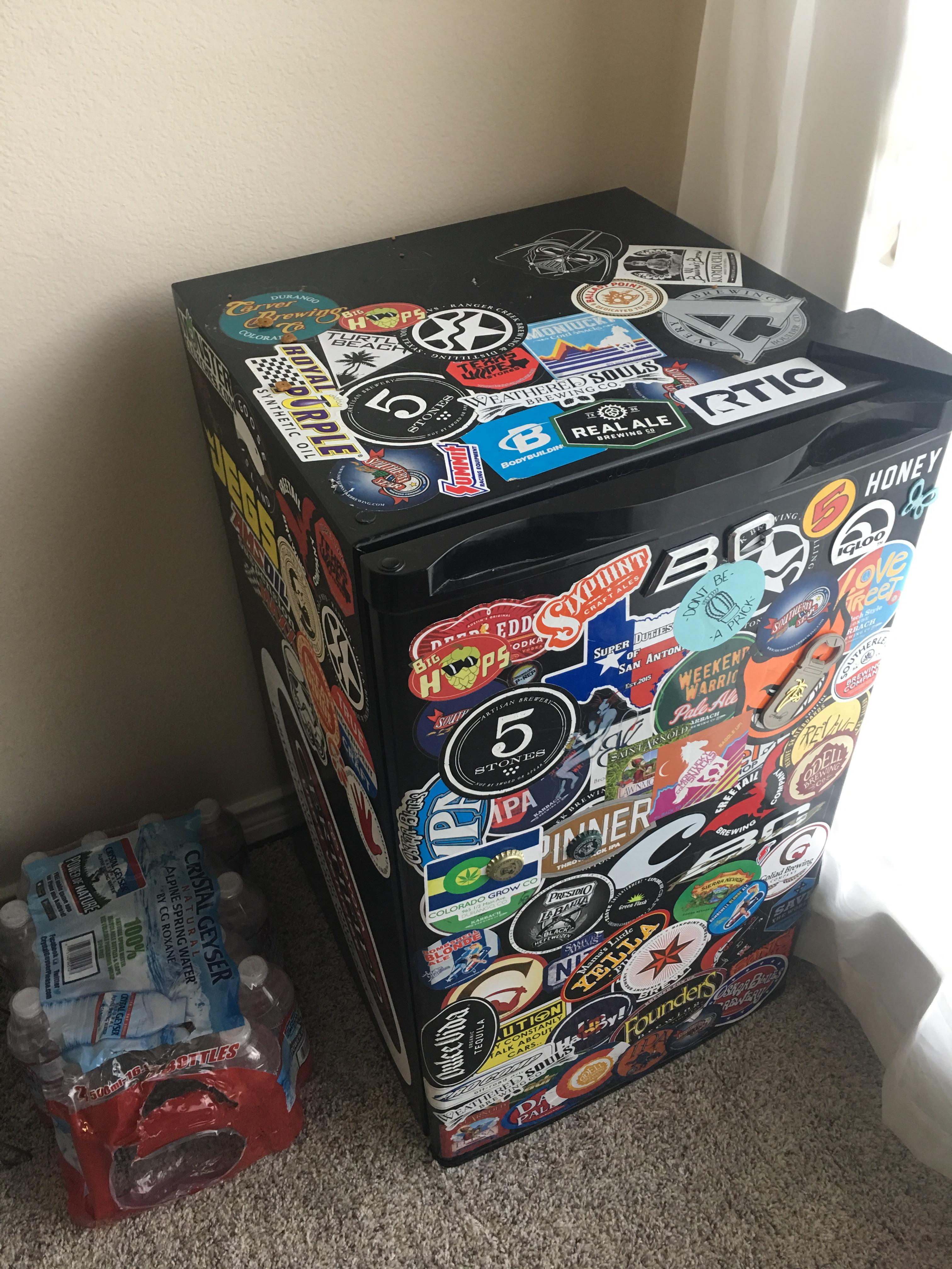 I saw a few beer fridges and thought i’d share mine! r/CraftBeer