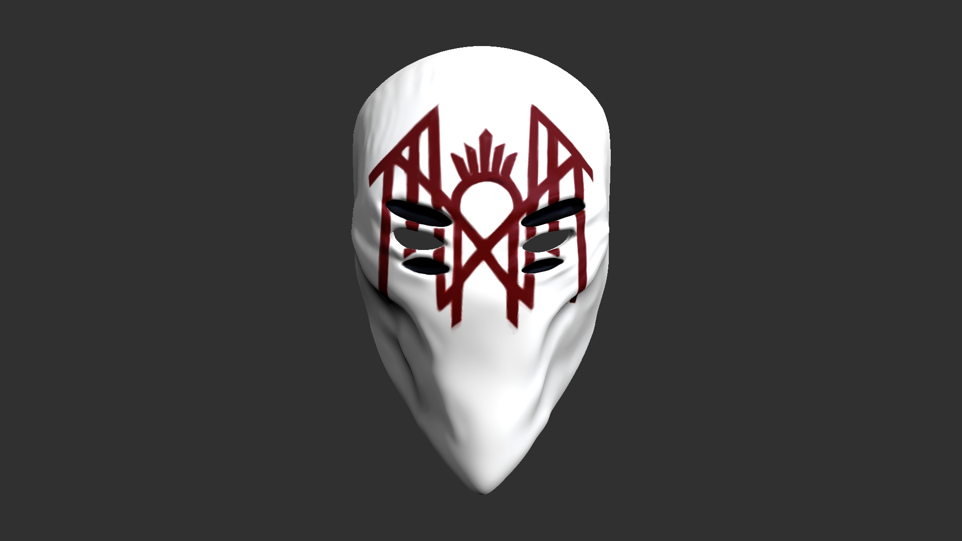 Vessel's mask modelled in ZBrush. r/SleepToken