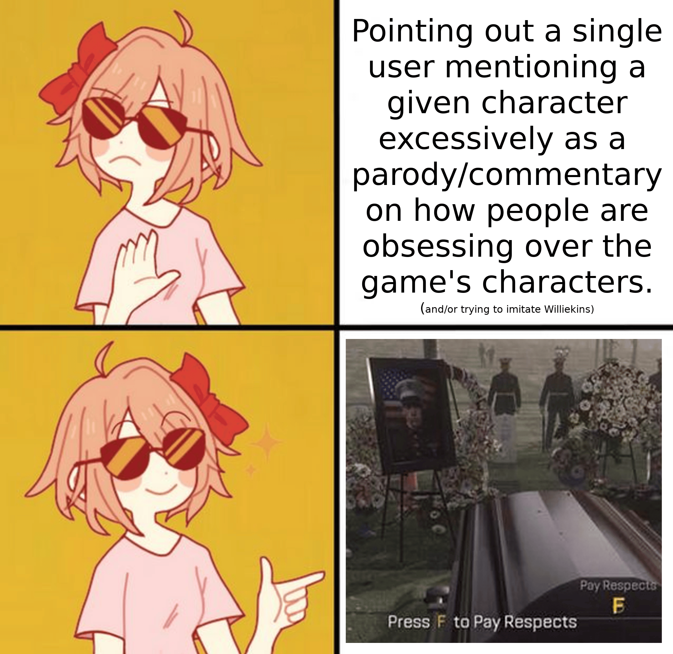 SayoriCounter said Sayori 1 time in this meme! F! DDLC