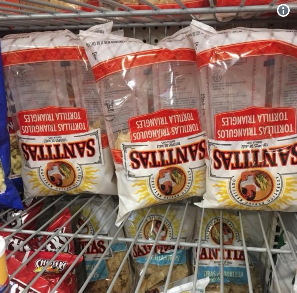 Try flipping a bag of chips with of view window upside down r