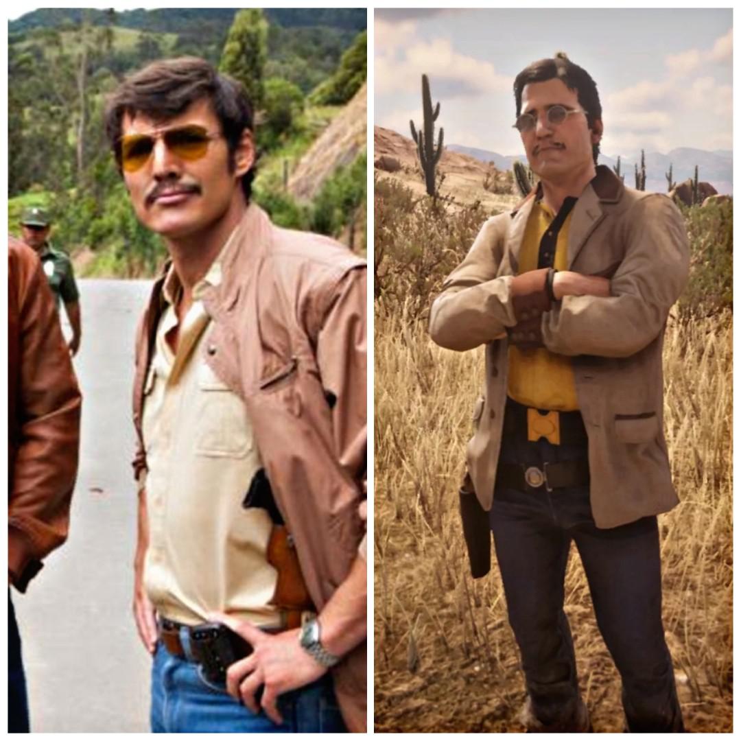 Agent Javier Peña reddeadfashion