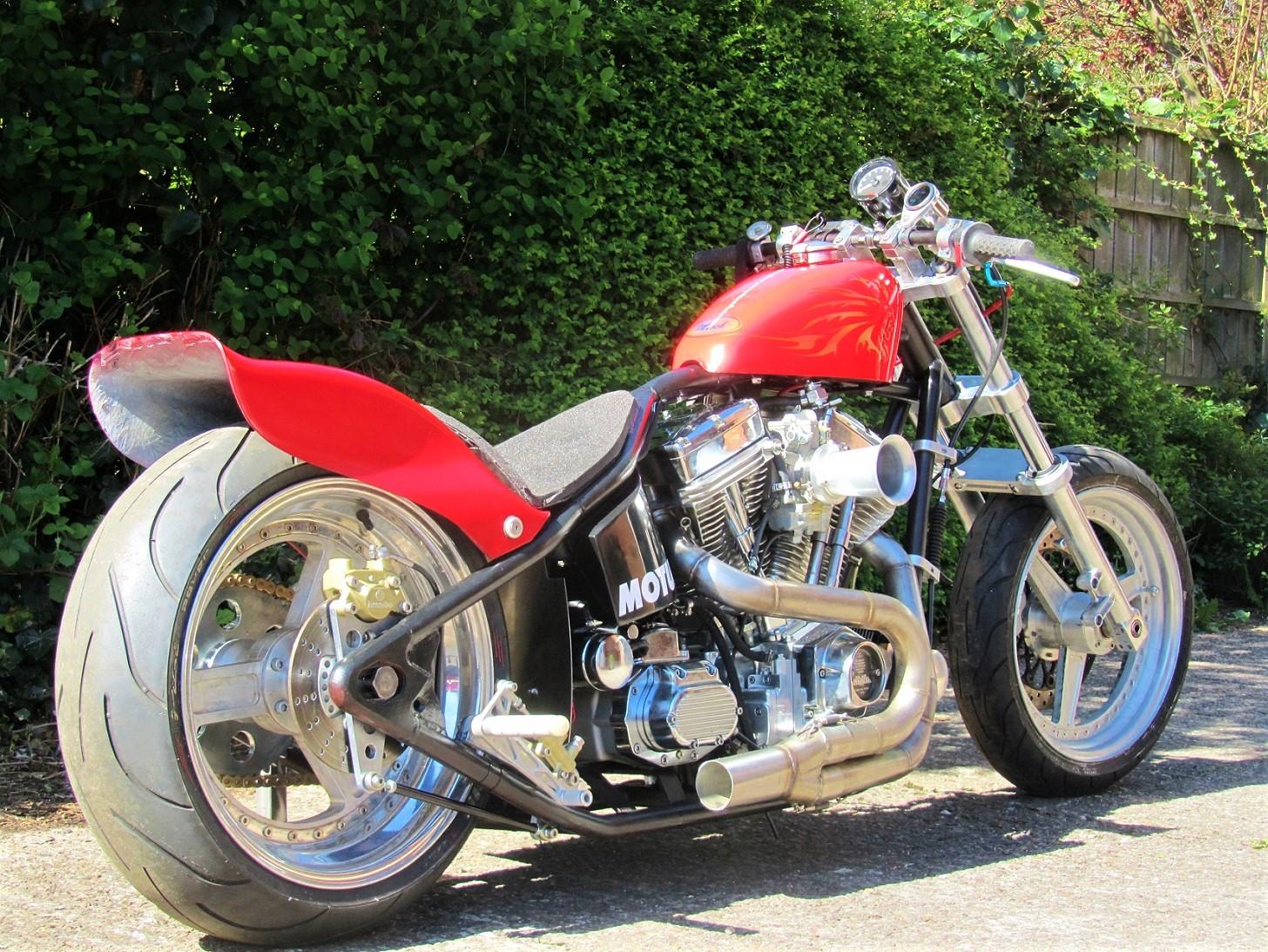 My 'Bitsa' Harley .. with rearsets r/MotoUK