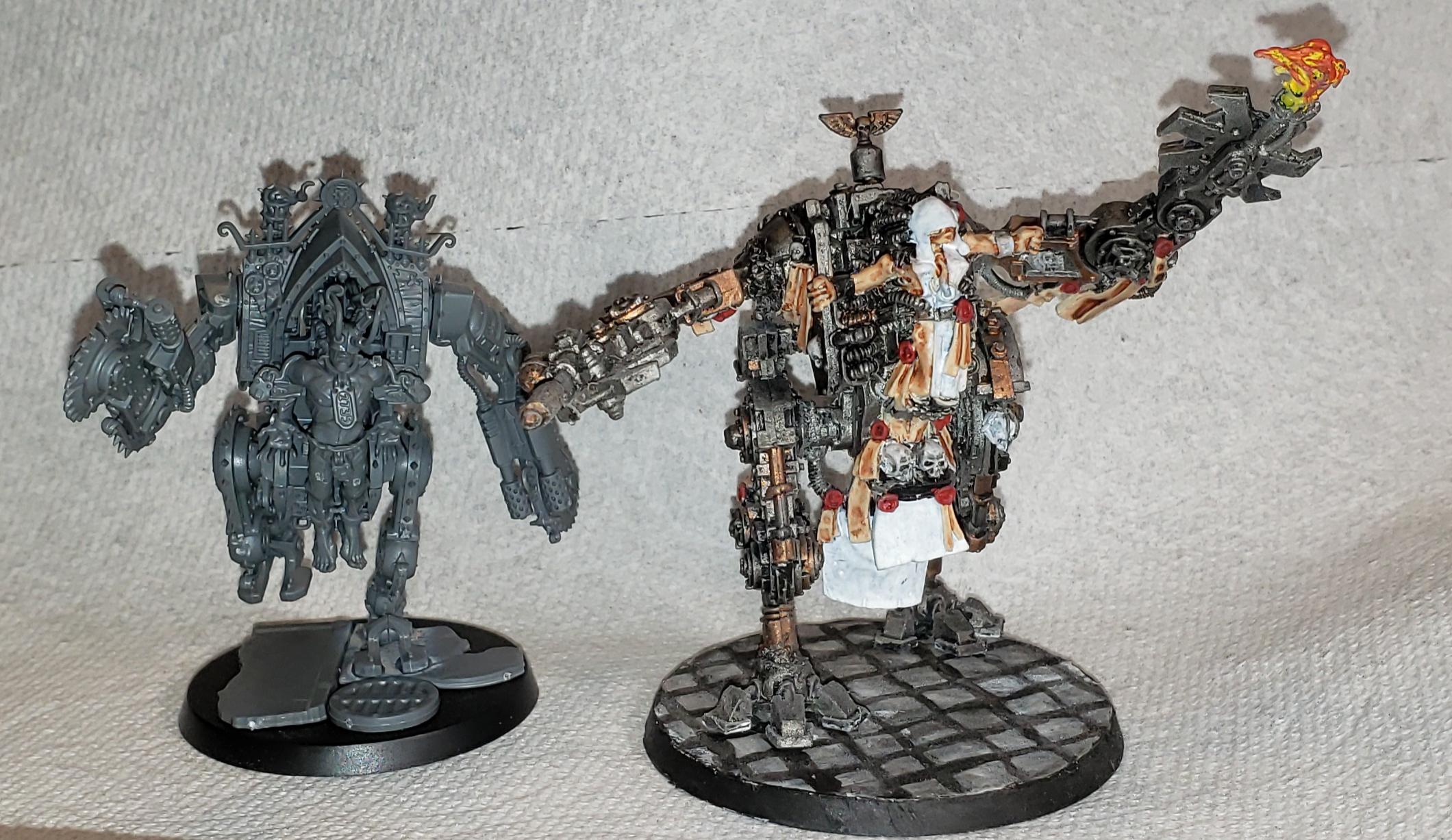 Penitent engine size comparison - new one is smaller : r/sistersofbattle