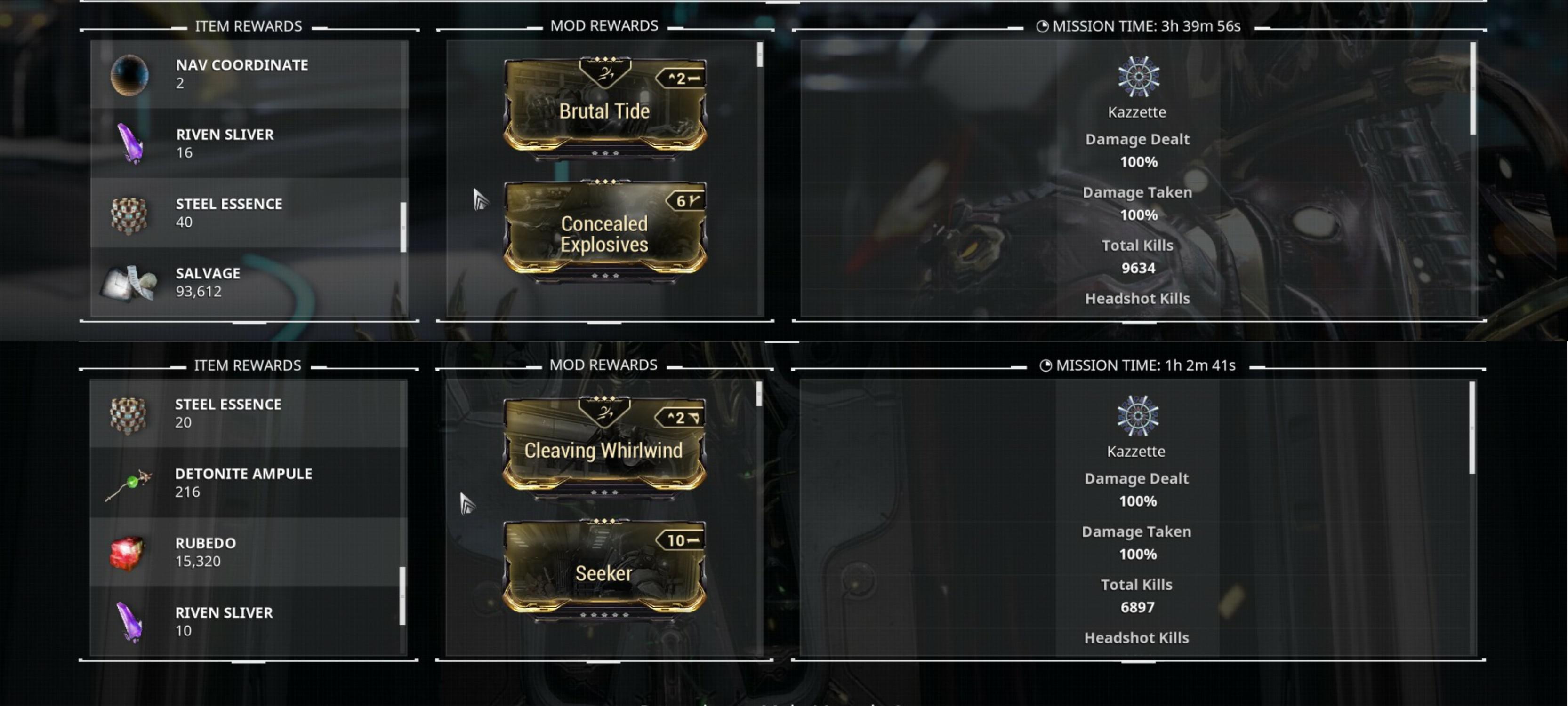 Results from Steel Essence farm on dark sector survival with boosters