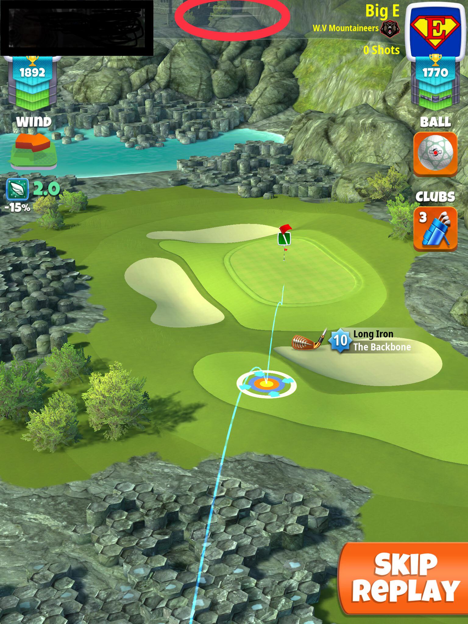 Golf Clash Update Suggestion. I would like to be able to click on the 2