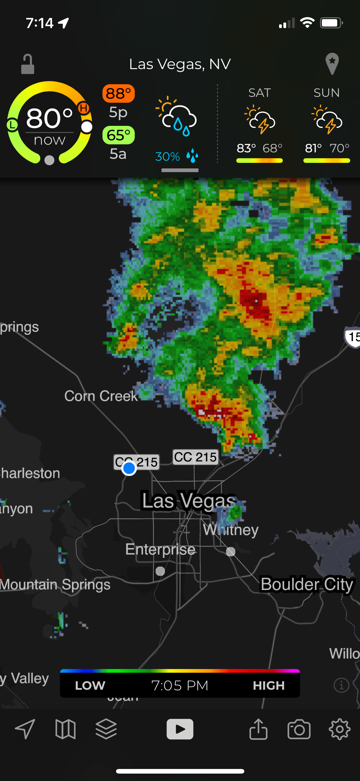 Batten down the hatches! Looks like we're going to get hit again. r/vegas