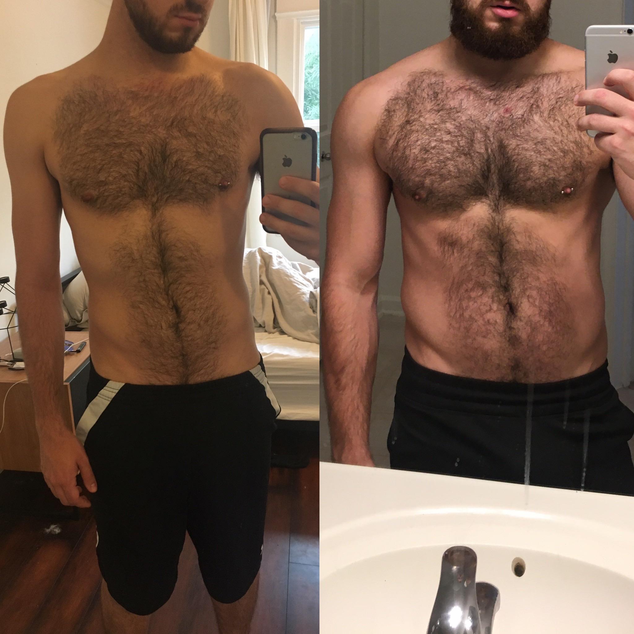 How’s my progress? 168 lbs. 5’8”. Have been bulking for 5 months per