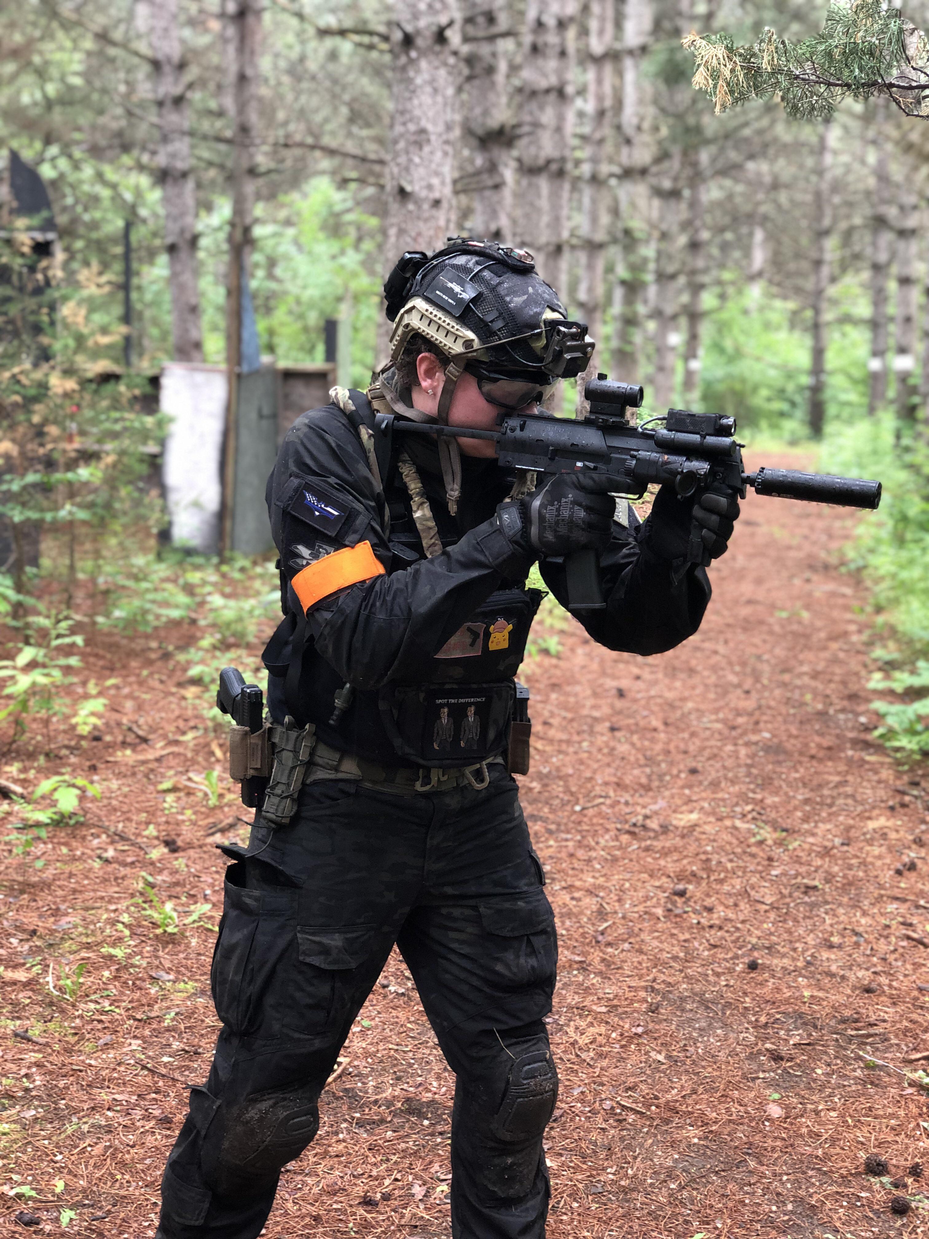 Multicam black kit with VFC MP7 AEG r/airsoft