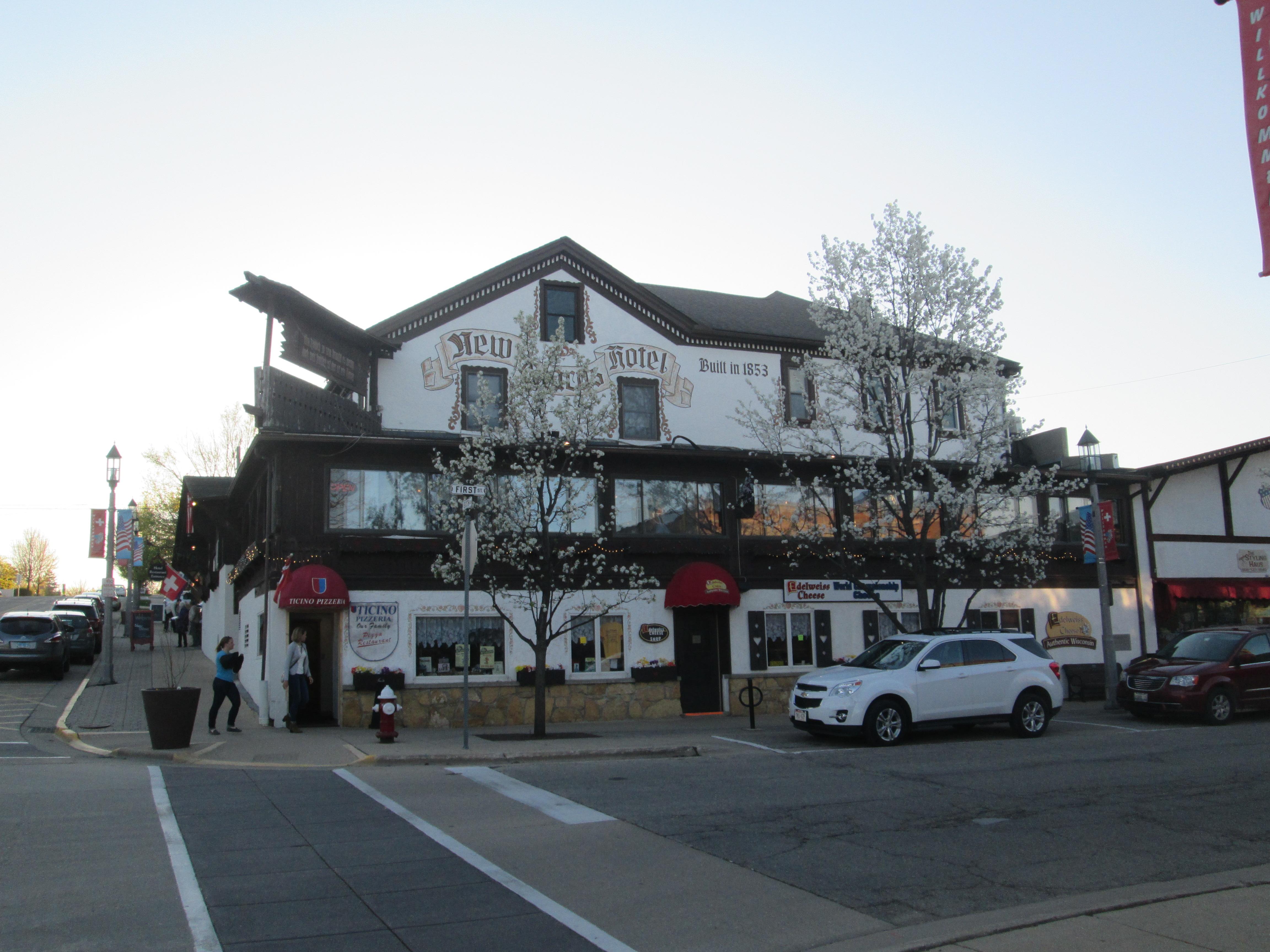 Check out my review of New Glarus Hotel Restaurant 100 6th Ave New