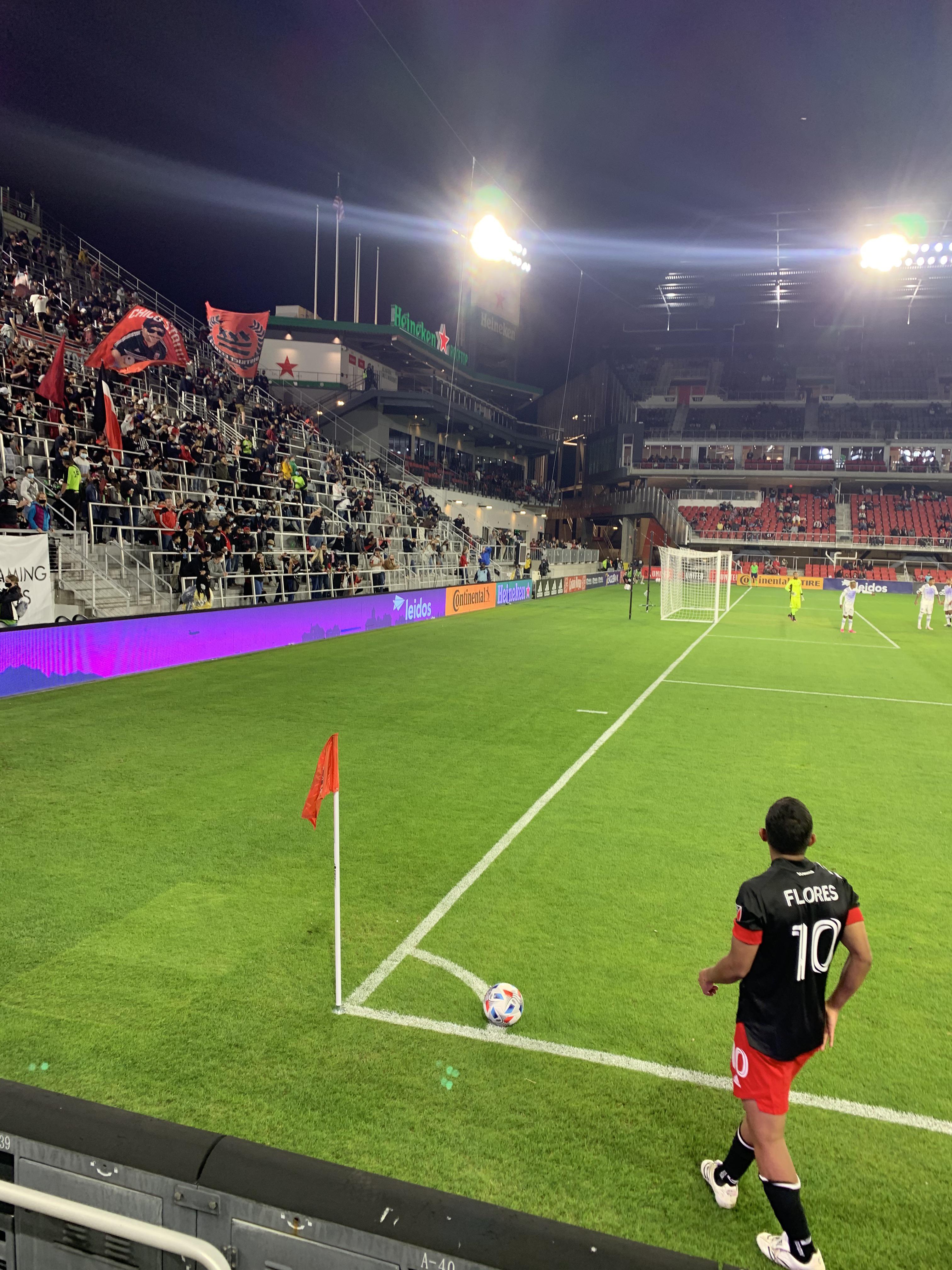 Went to my first DC United game last night, thanks for making it a
