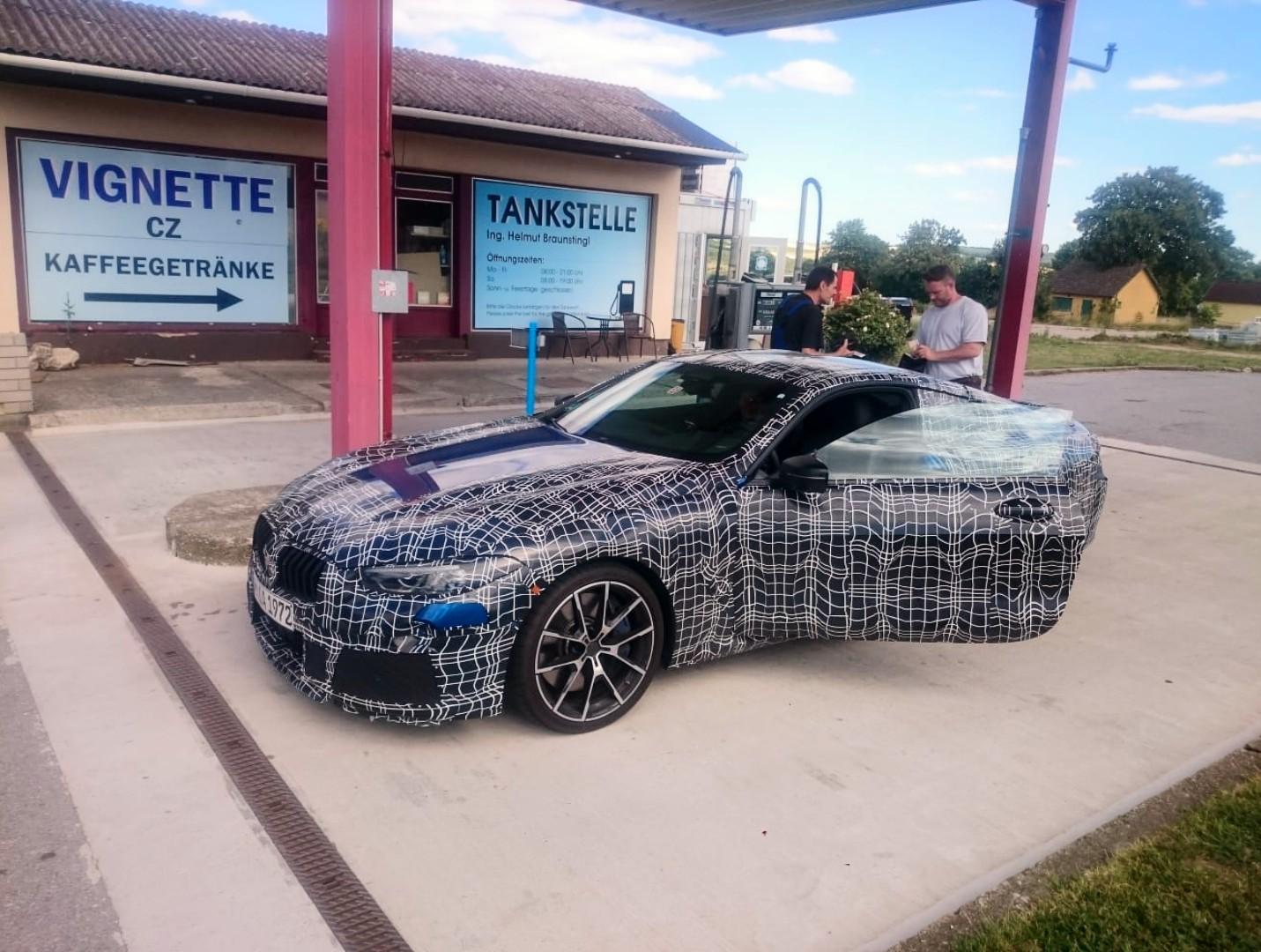 Spotted the coming BMW M8 test mule BMW