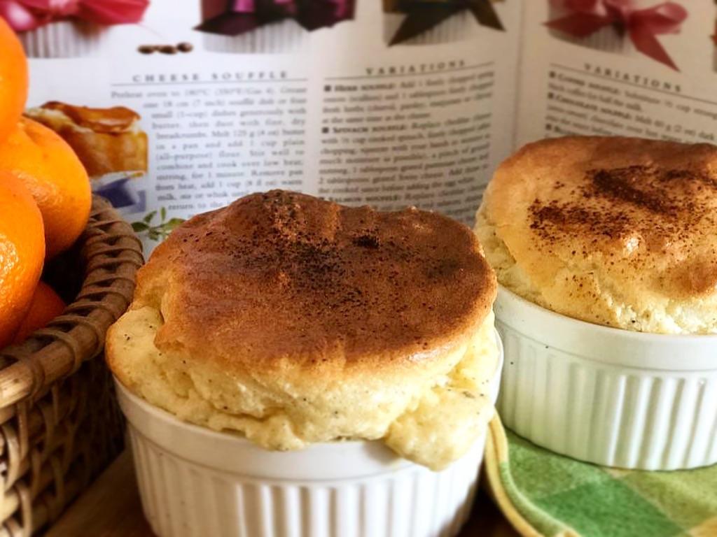 [HOMEMADE] Light and Fluffy Three Cheese Soufflé r/ketorecipes