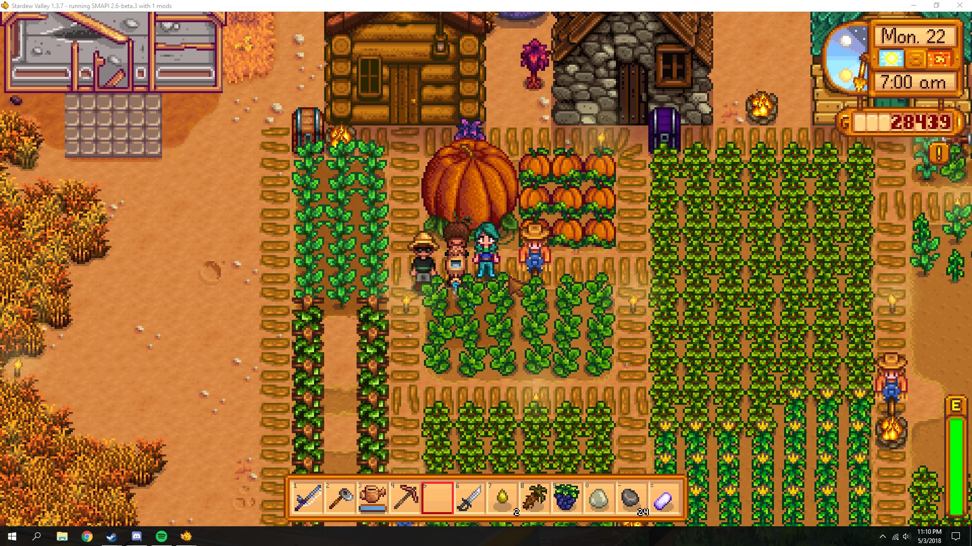 Group Photo of our Prized Pumpkin (._.) r/StardewValley