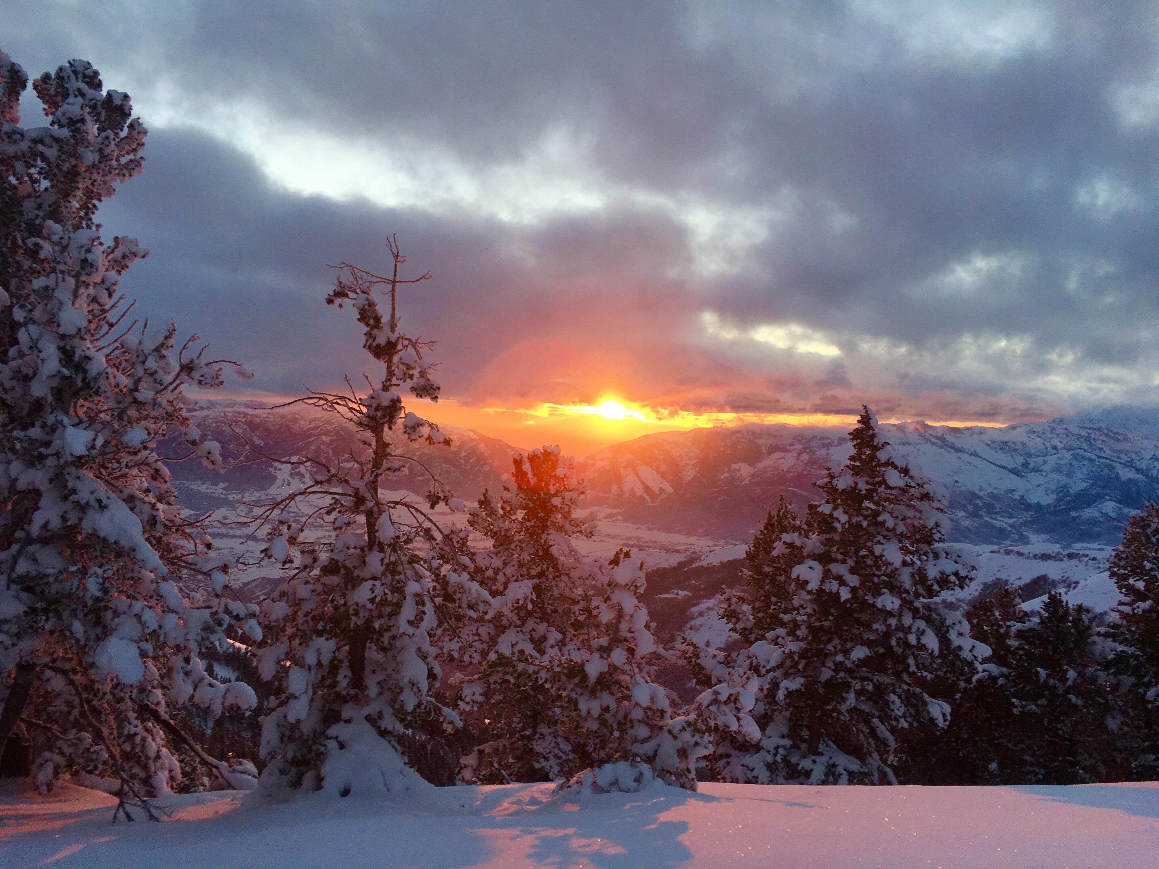 Sunset from powder mountain r/Utah