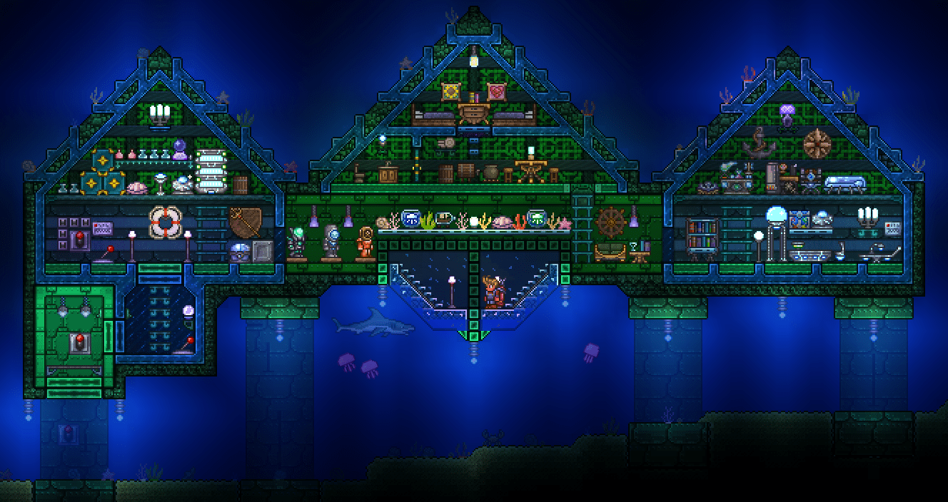 Underwater Research Facility r/Terraria
