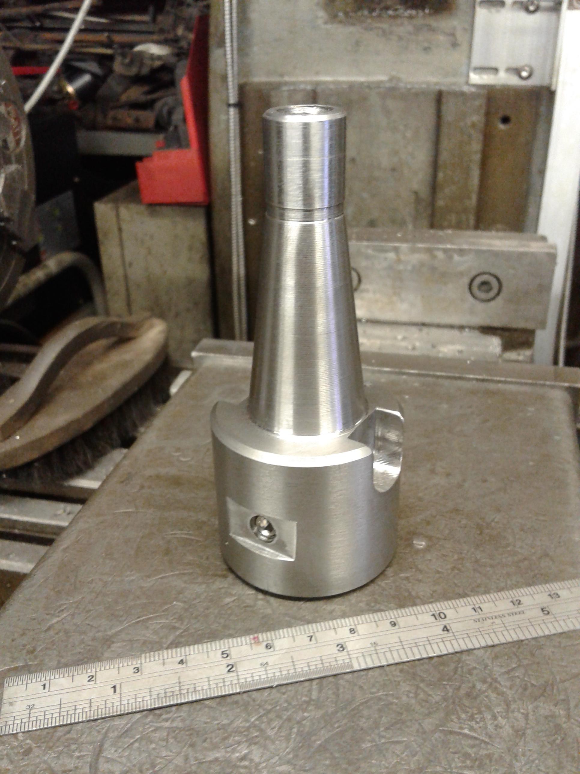 I made a thing! ISO30 tool holder for 1" shank (hobby machinist) r