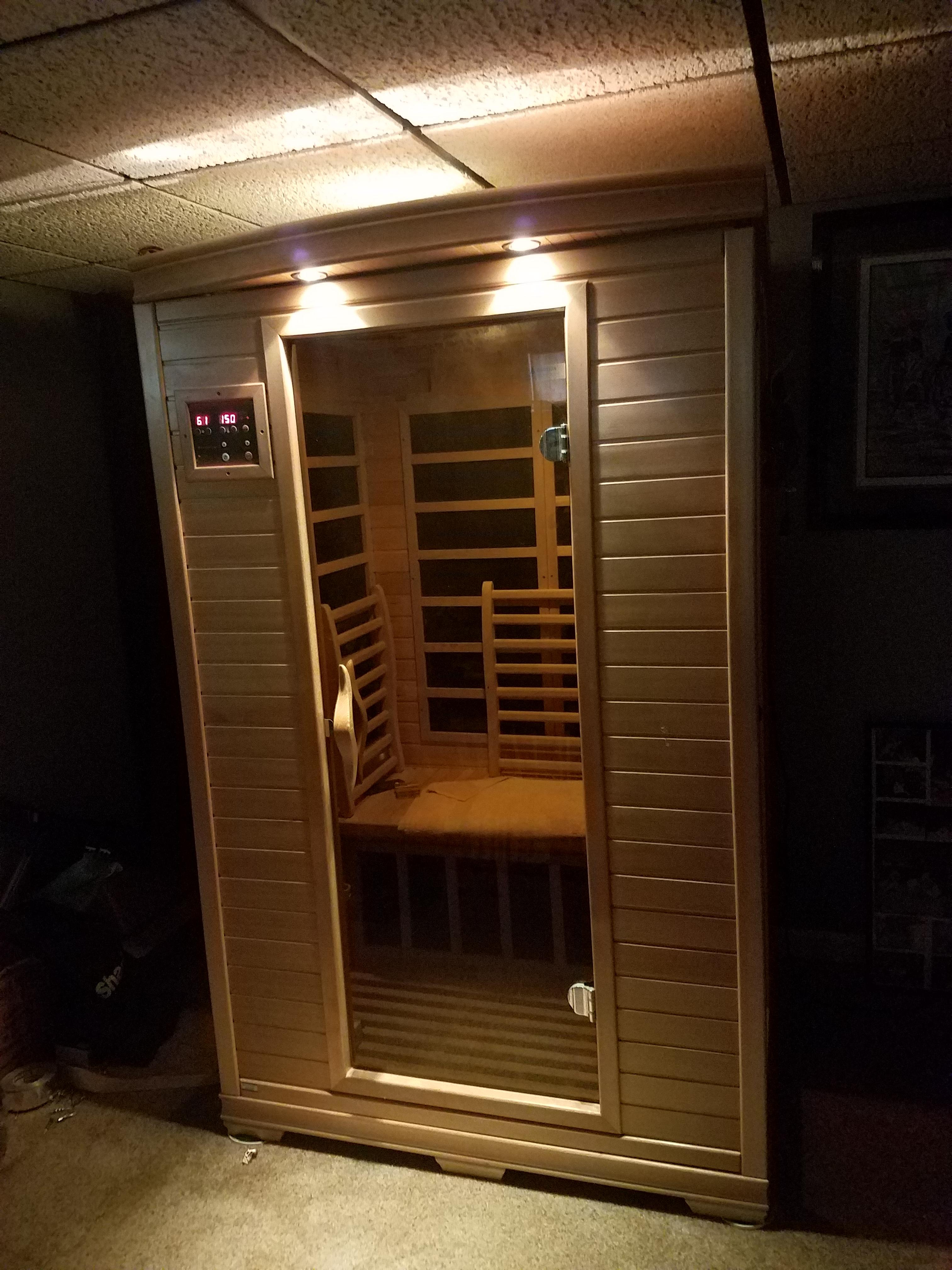 Beautiful indoor sauna. r/infraredsauna