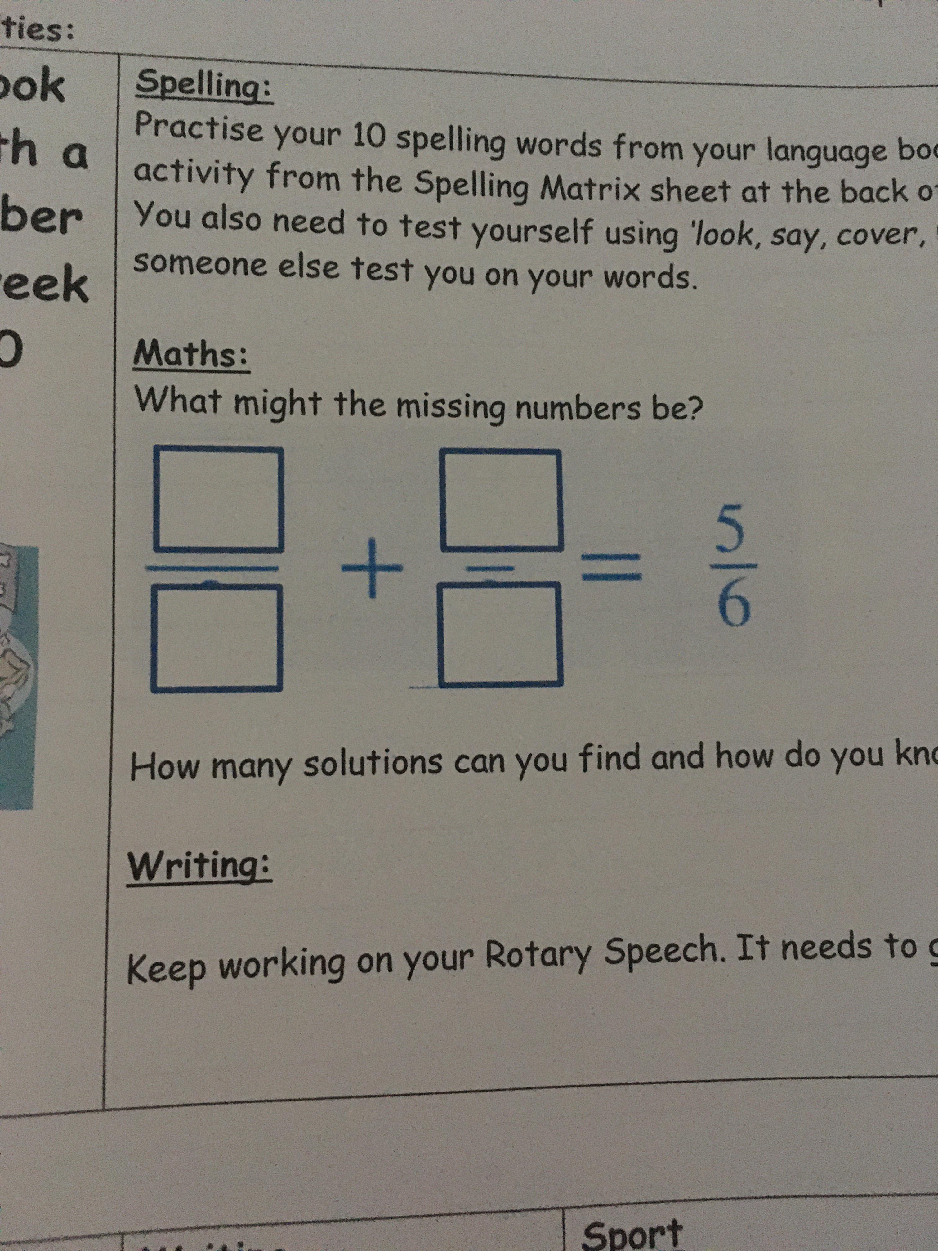 [Grade 6] Math Homework. Need help with this question (shown in photo