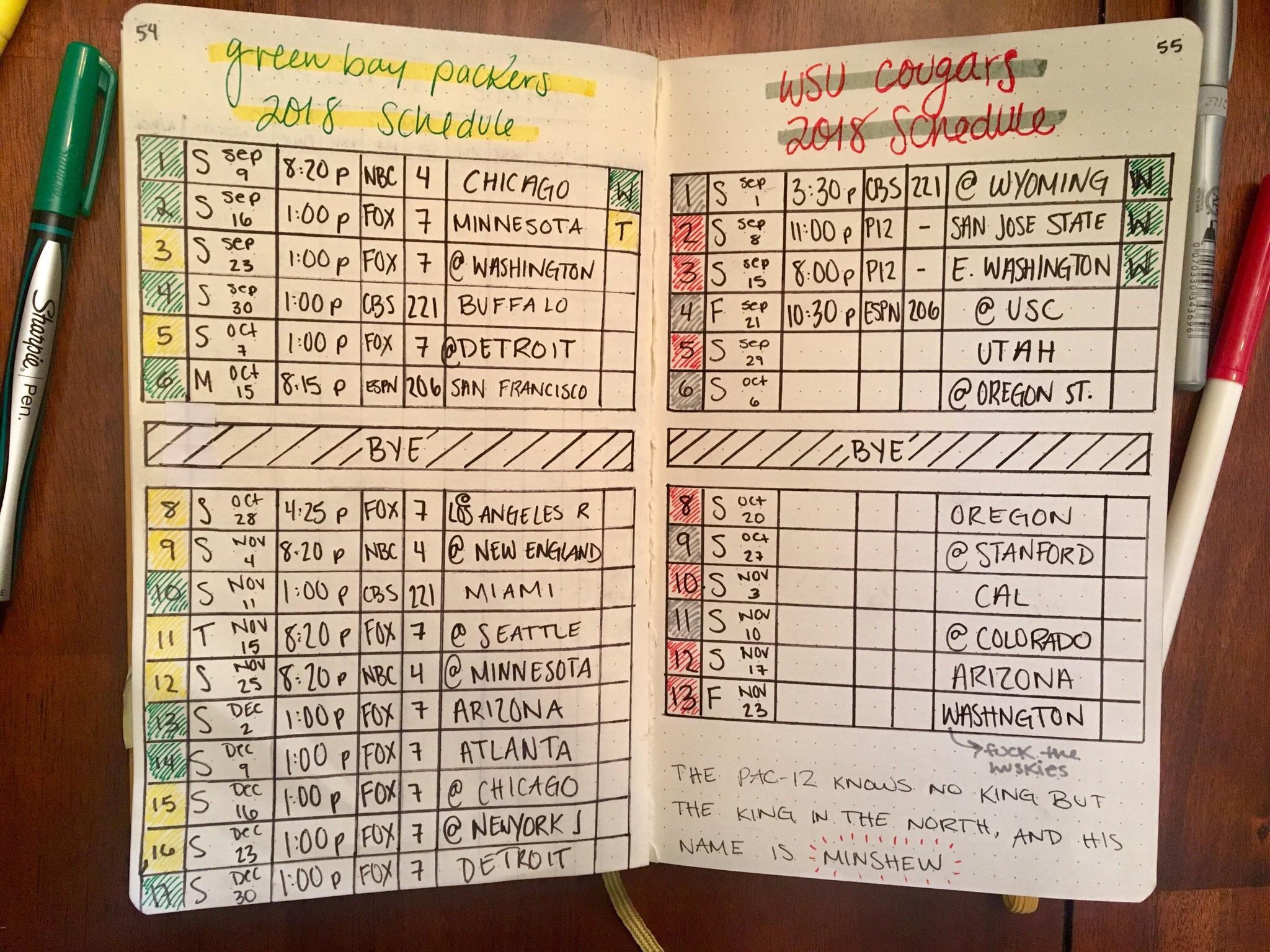 Football Bullet Journal MGP Animation