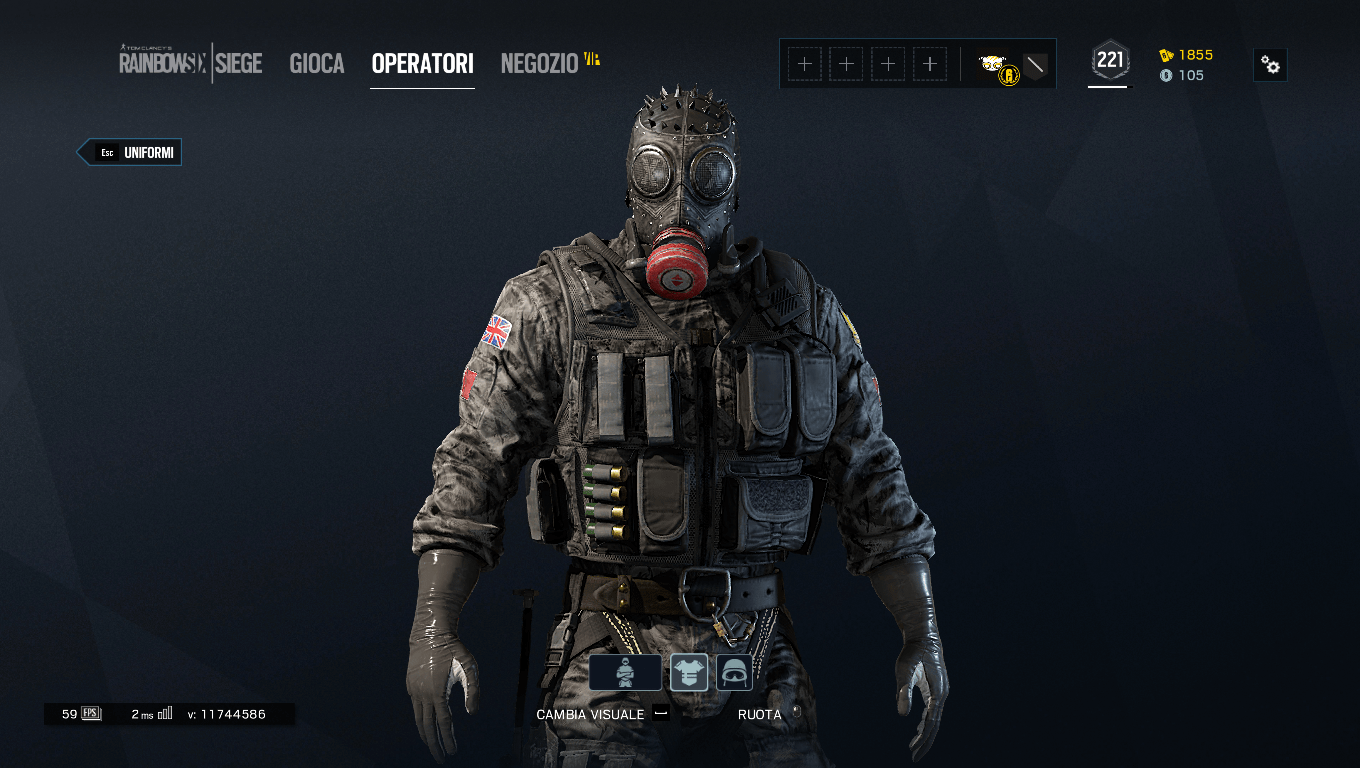 My favorite look for Smoke r/Rainbow6