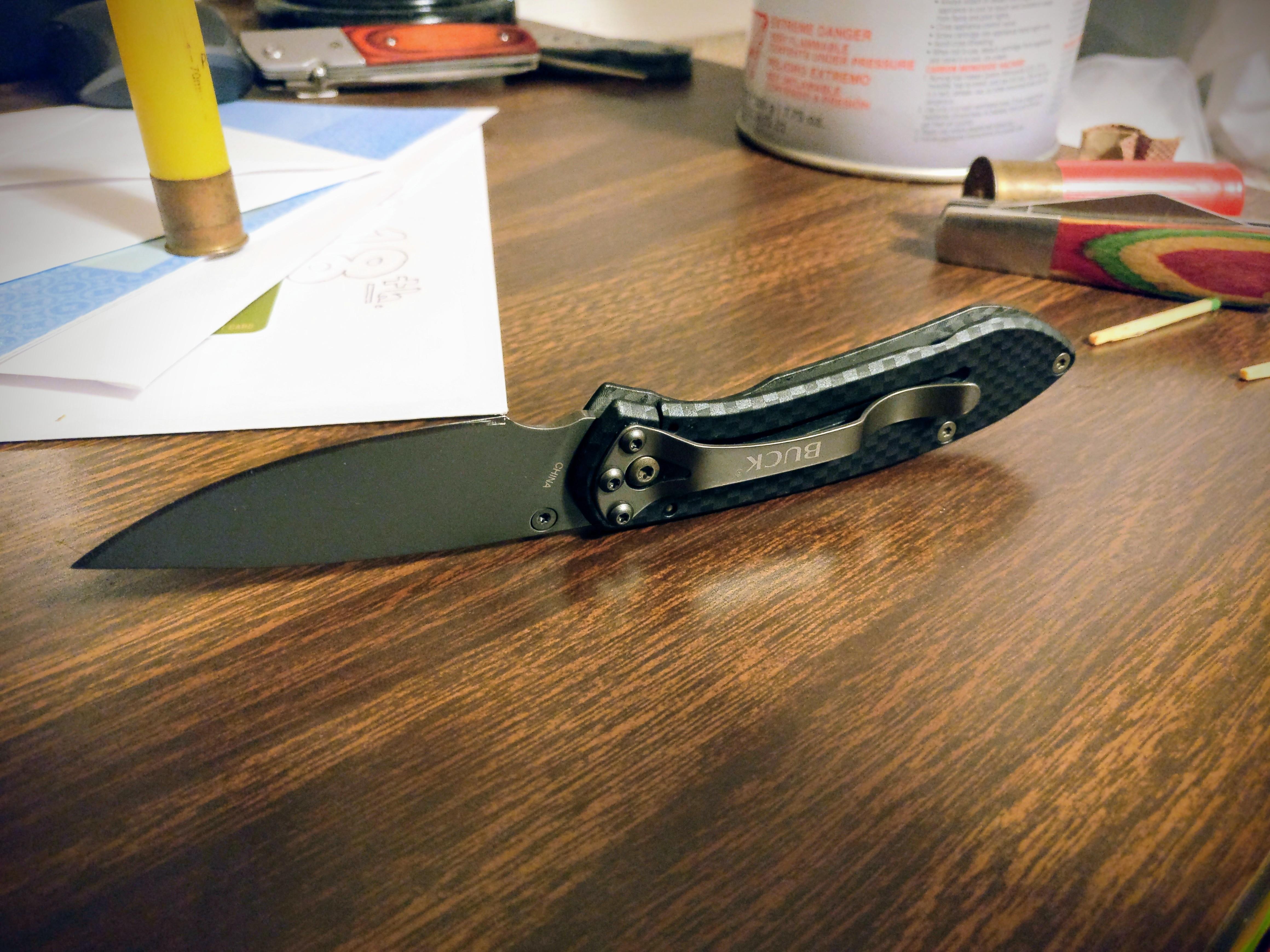 NKD Buck Nobleman Carbon Fiber r/knives