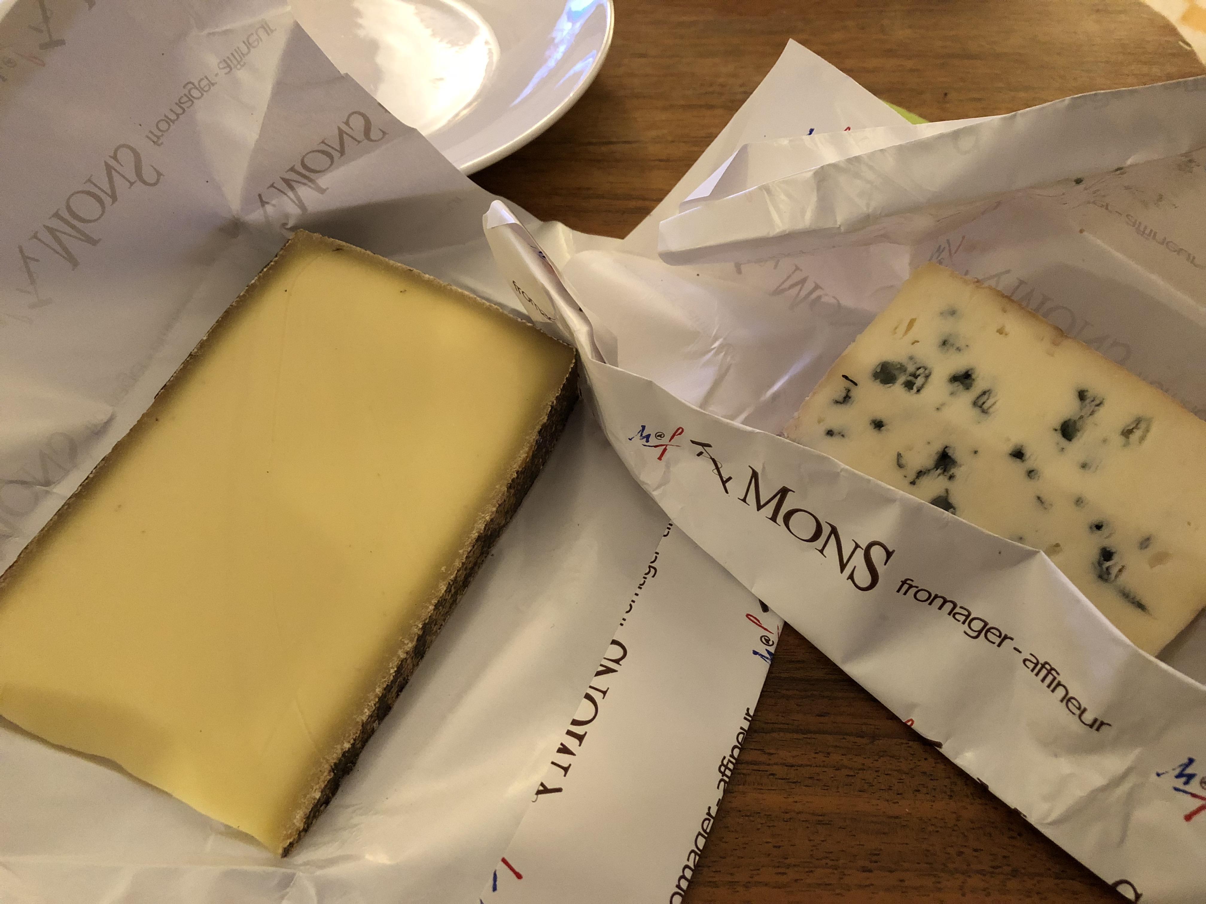 Two new cheeses tried today both amazing. Marechal (a modern floral