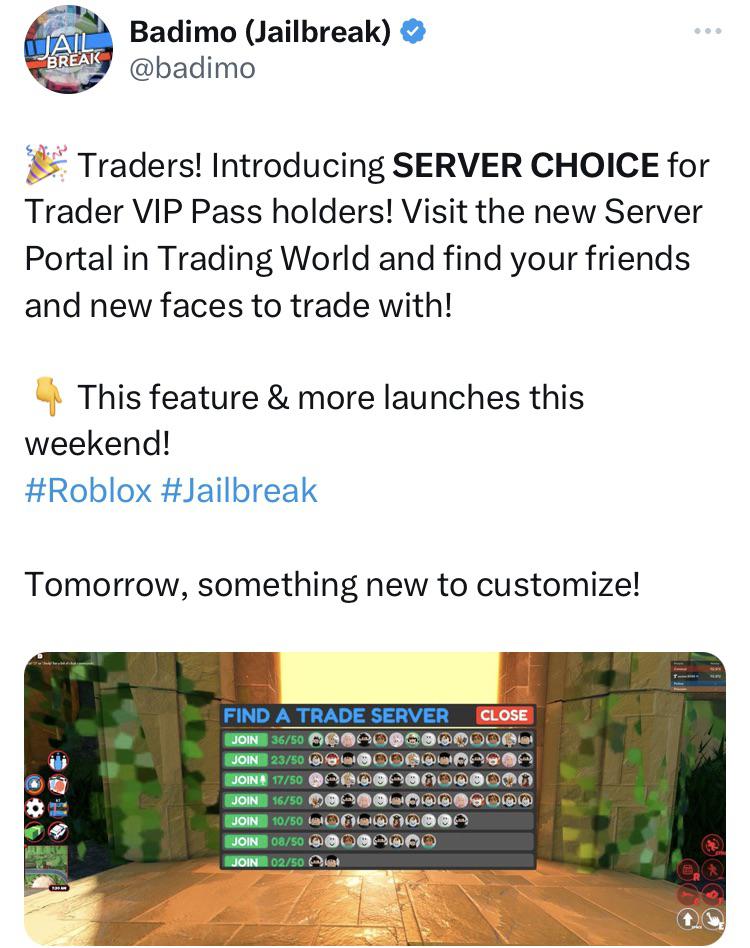 Posting random jailbreak things day 154 Finally a reason to buy VIP