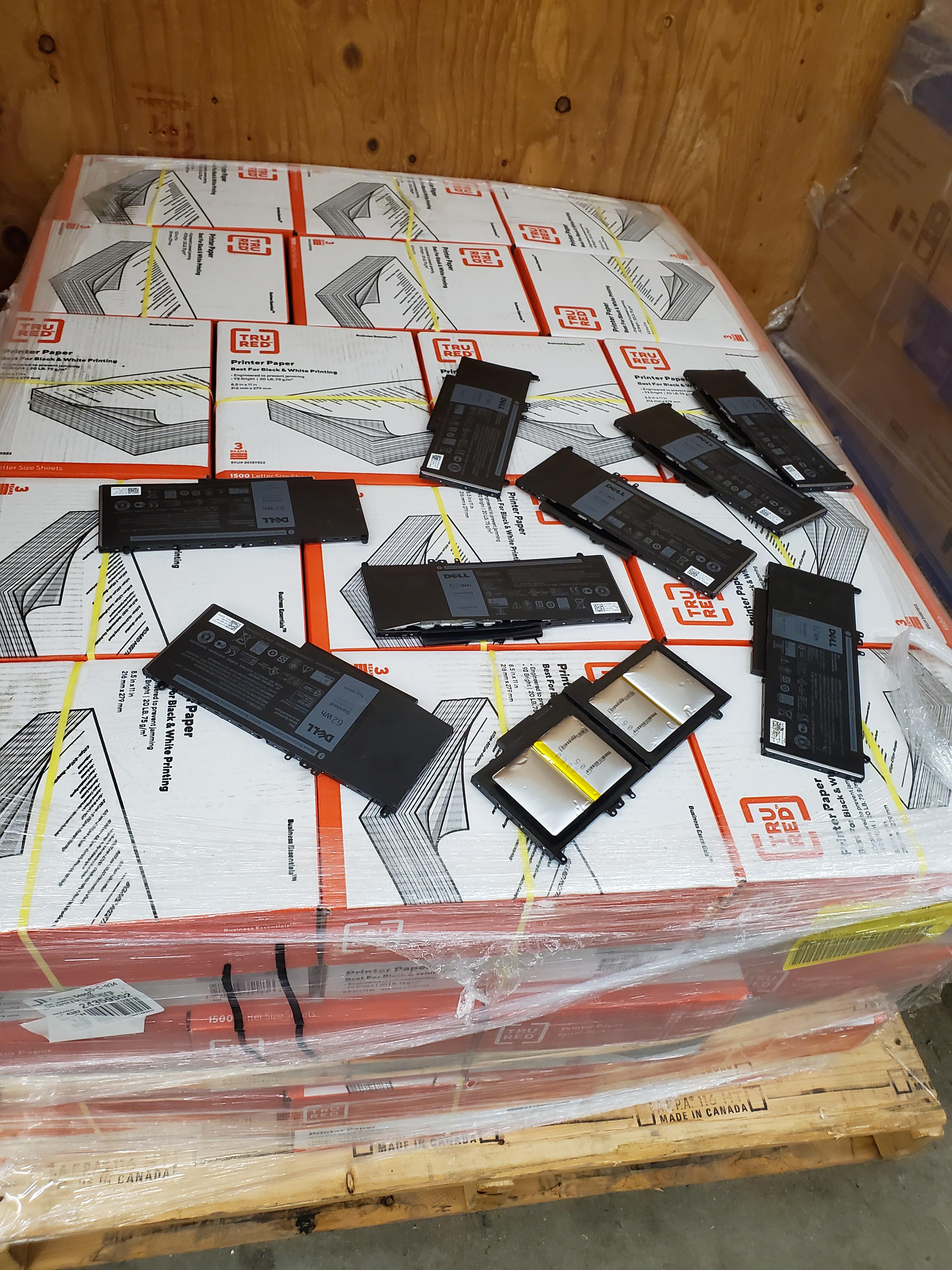 9 swollen laptop batteries. What's the official policy on handling them