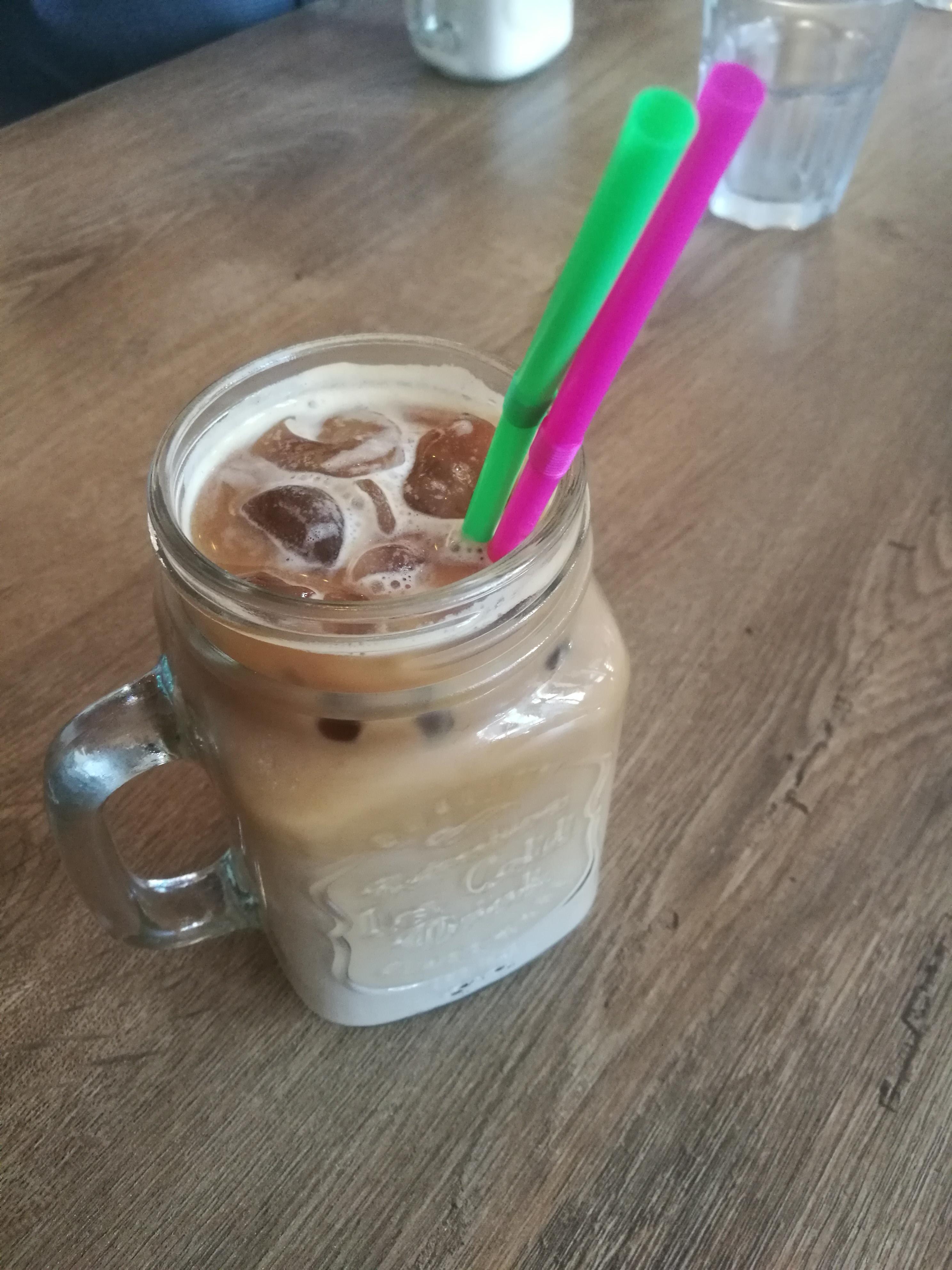 Found in an iced latte in London. r/cosmoandwanda