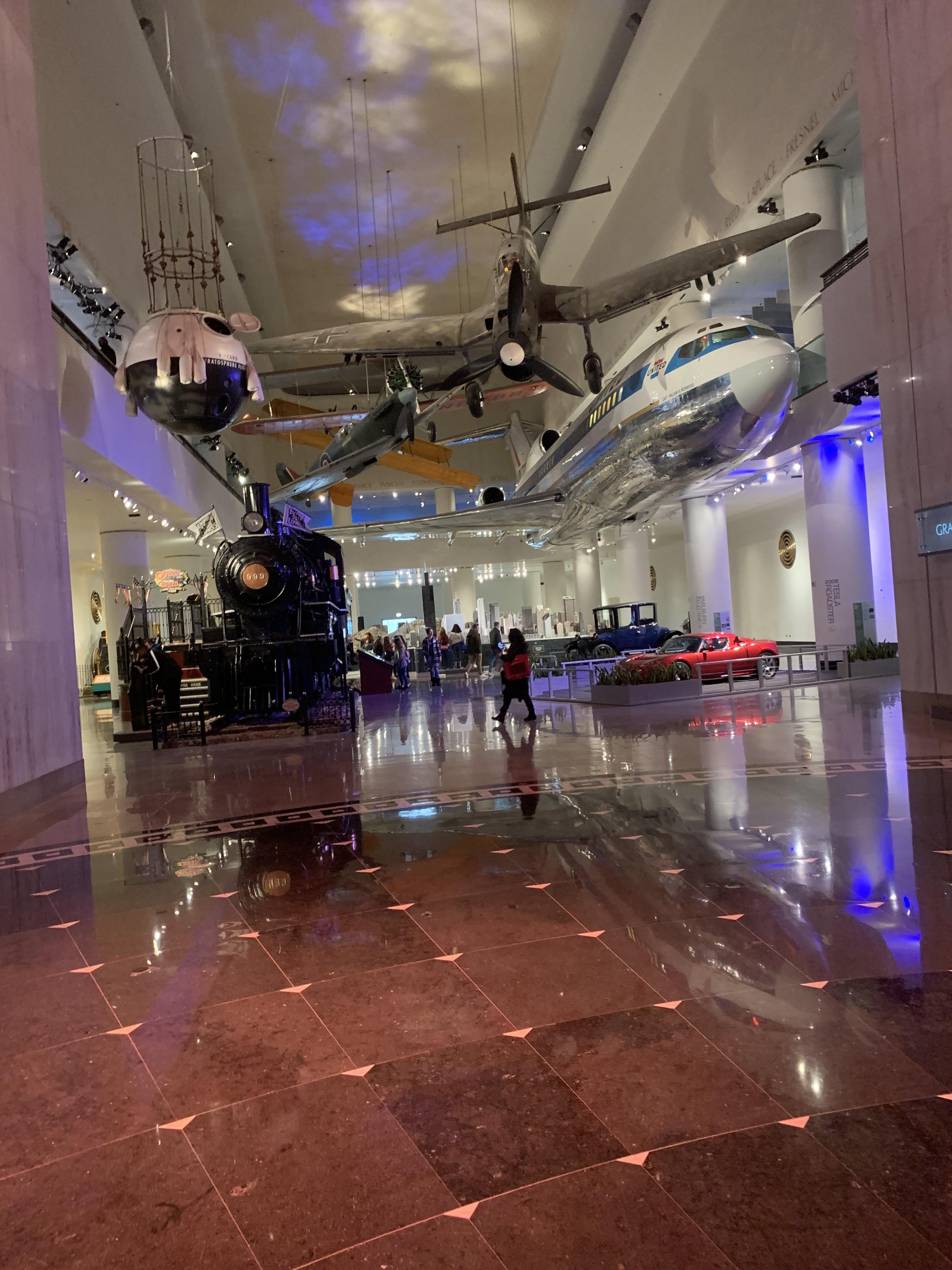 Museum of Science and Industry entrance aviation