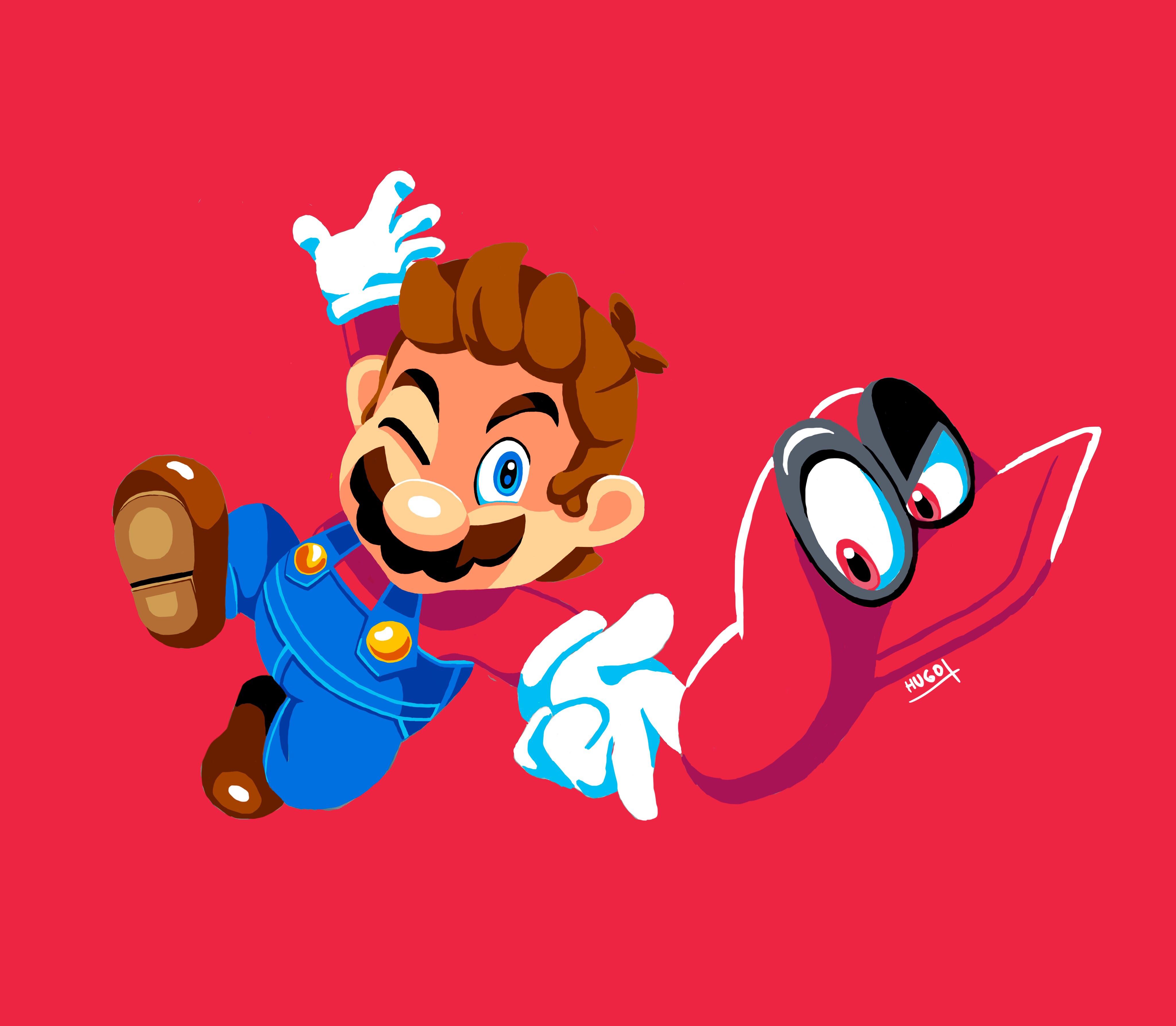 MARIO & CAPPY Digital Drawing r/NintendoSwitch