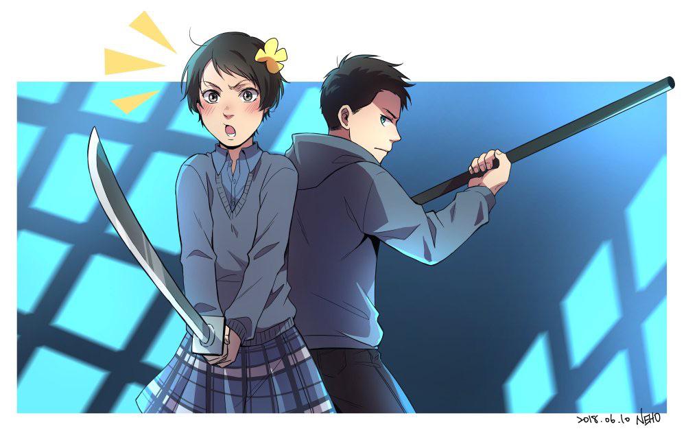 [Fan Art] Maps and Damian ( by WaNeho)