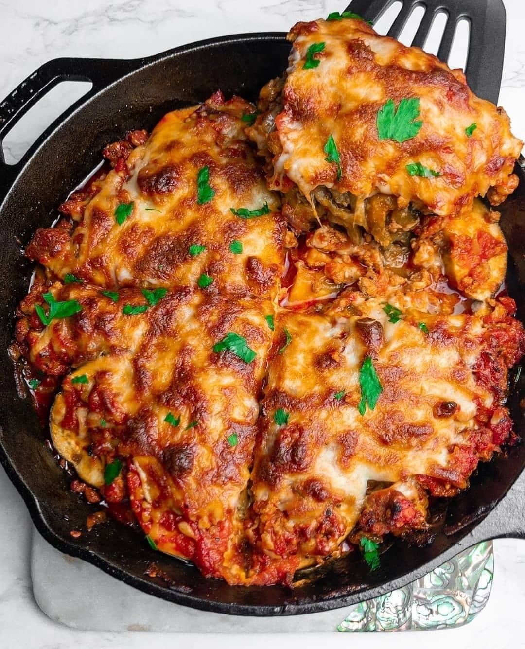 Eggplant Parm Skillet⁠ r/lowcarb