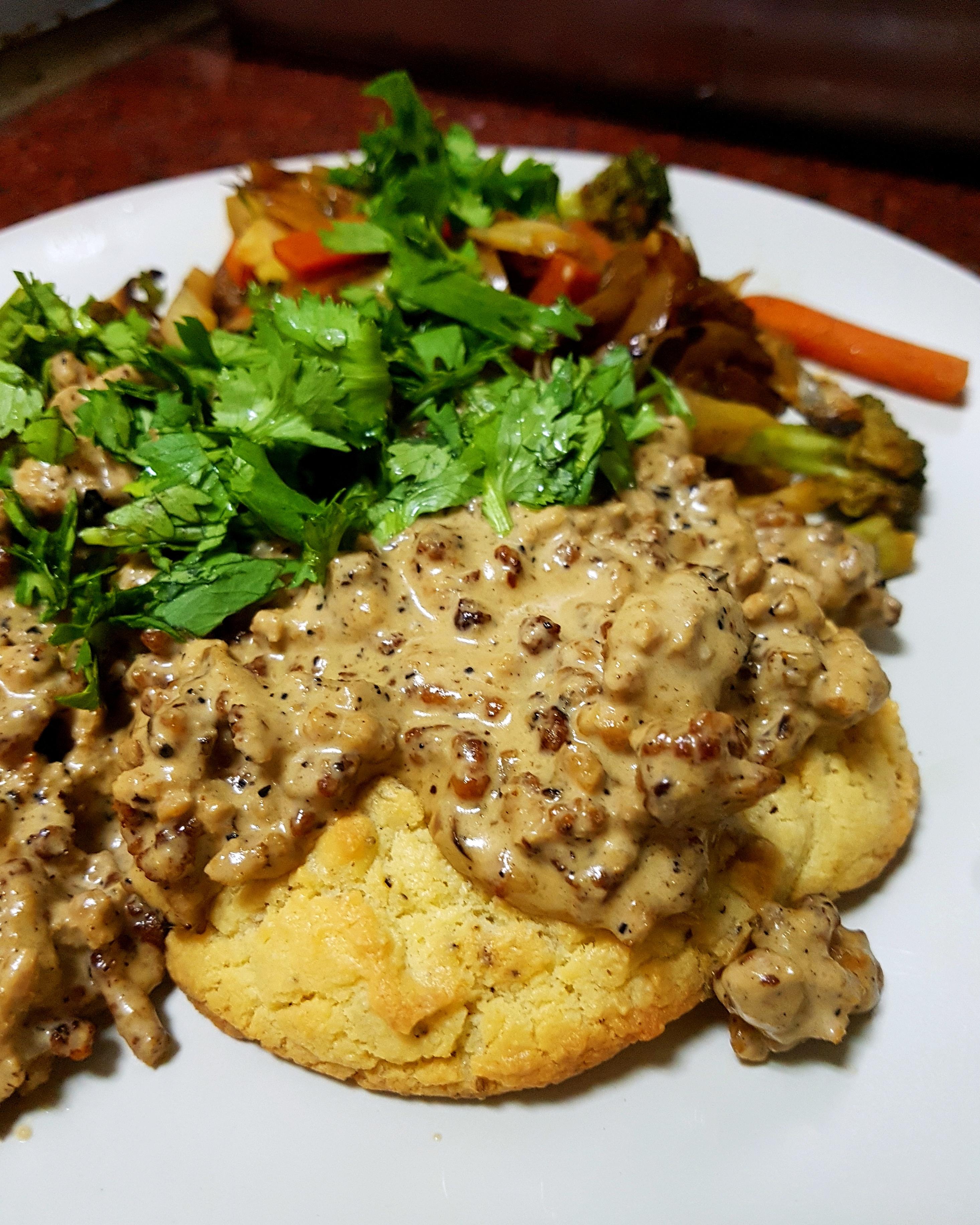 Hop on the (Biscuits and) Gravy train, y'all r/ketorecipes