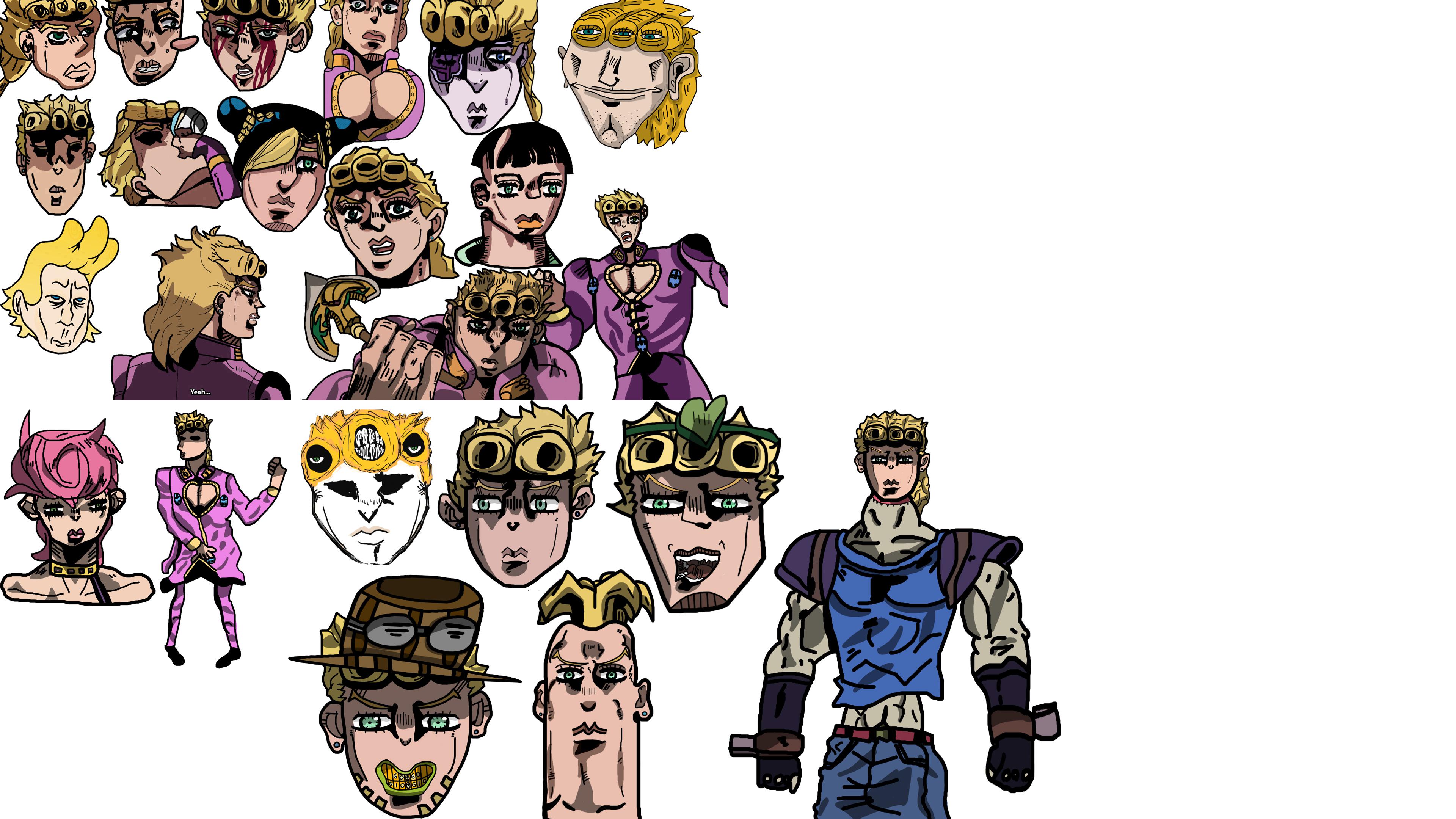 Adding a shitty giorno everyday until stone ocean anime is confirmed by