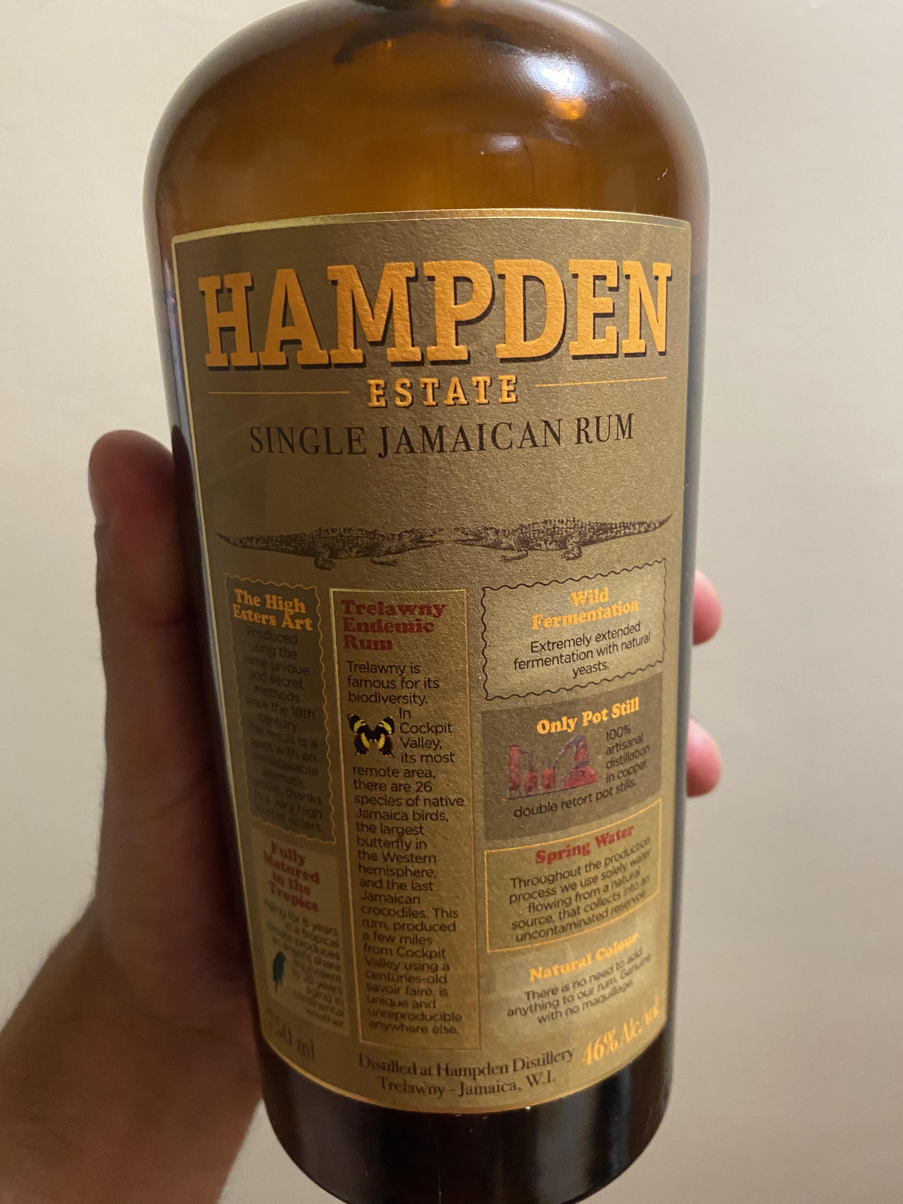 Hampden Estate Single Jamaican Rum!! r/rum