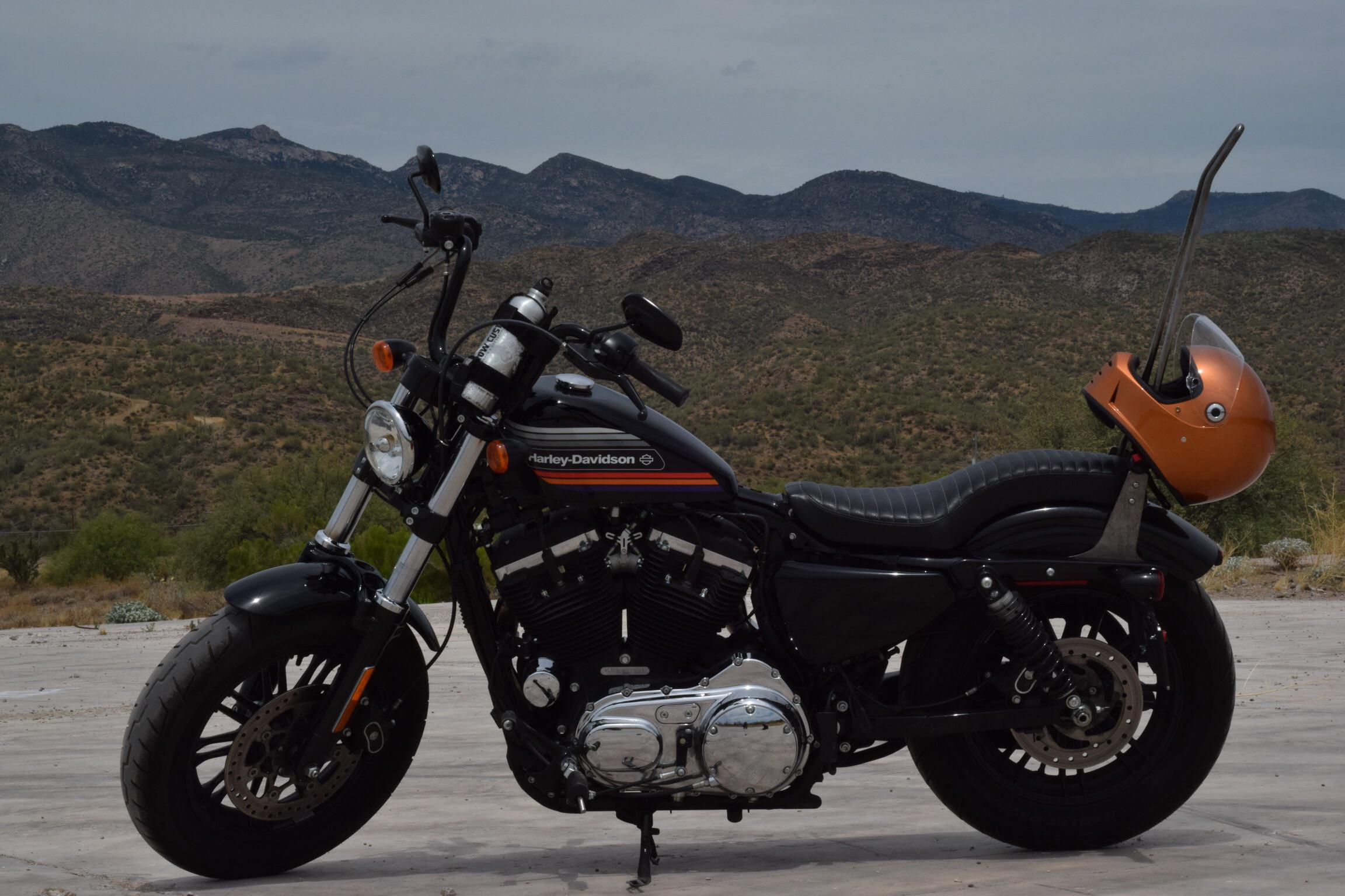 I found an abandoned dog track in Black Canyon City this morning r/Harley