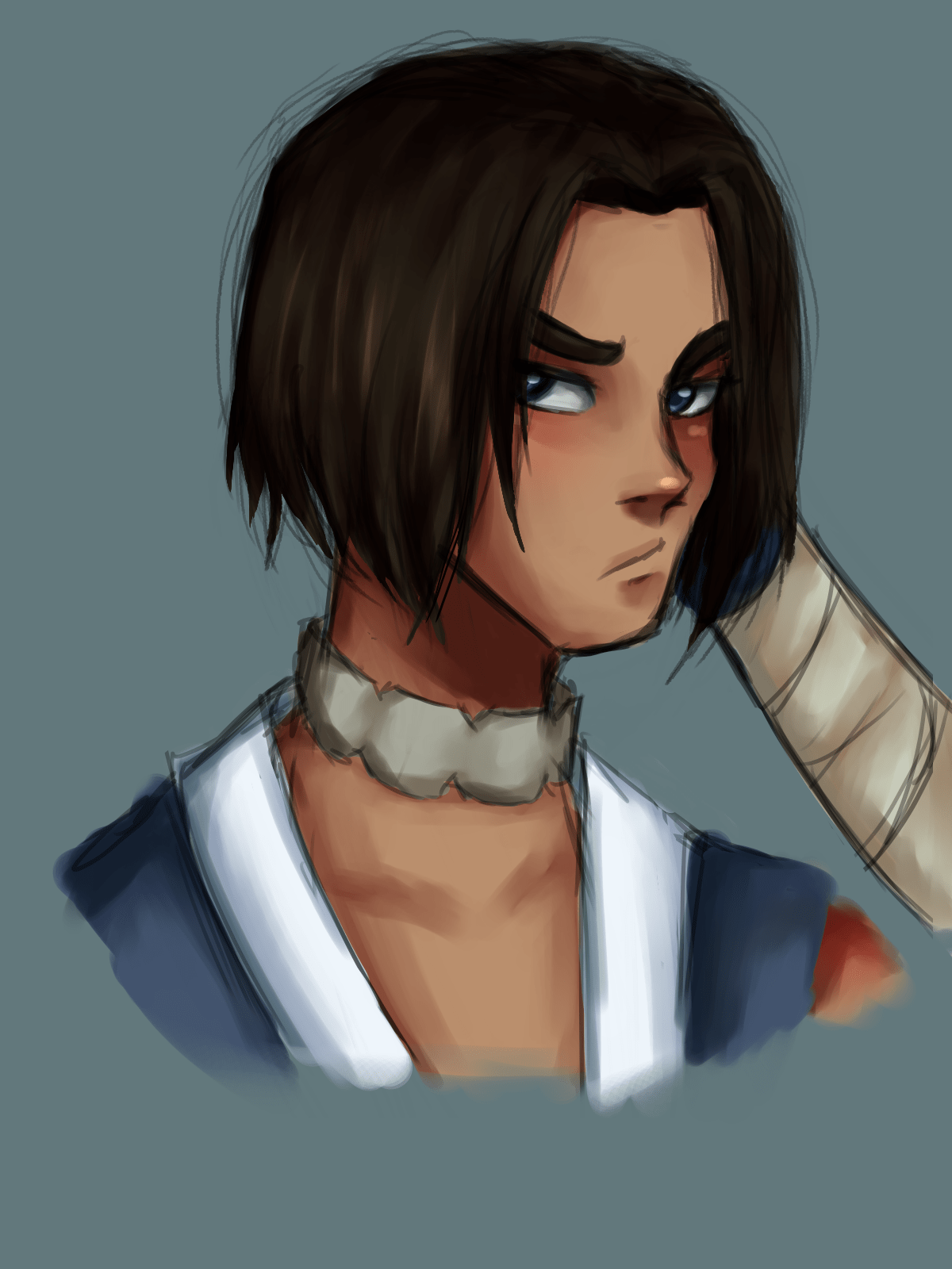 Saka Hair Down / Sokka For Our By Lizstaley On Deviantart Sokkas hair