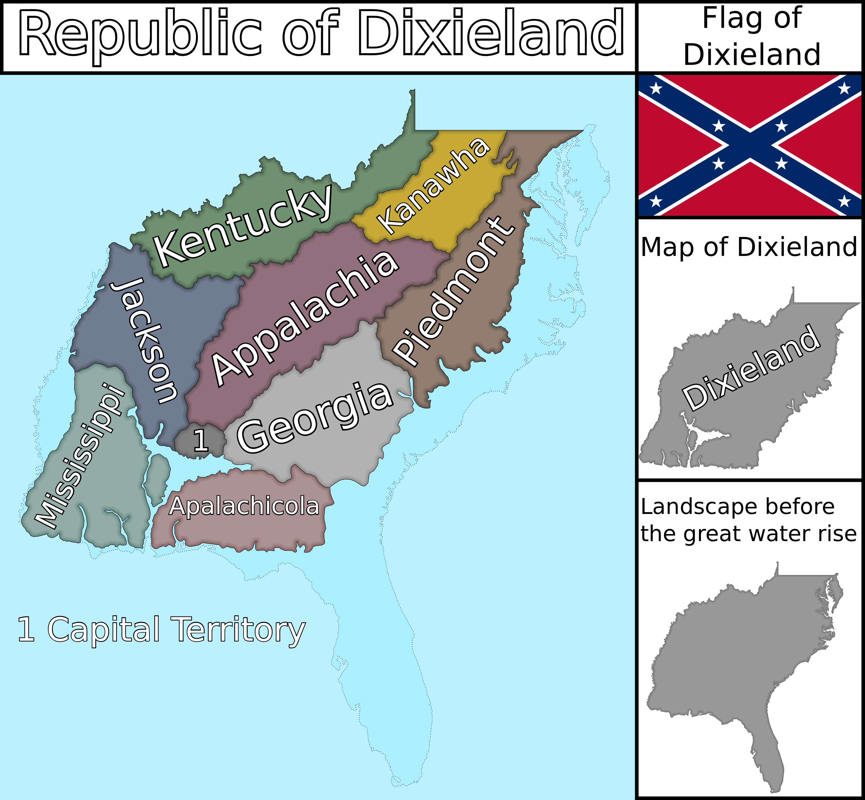 43 best Dixieland images on Pholder Imaginarymaps, Alternate History