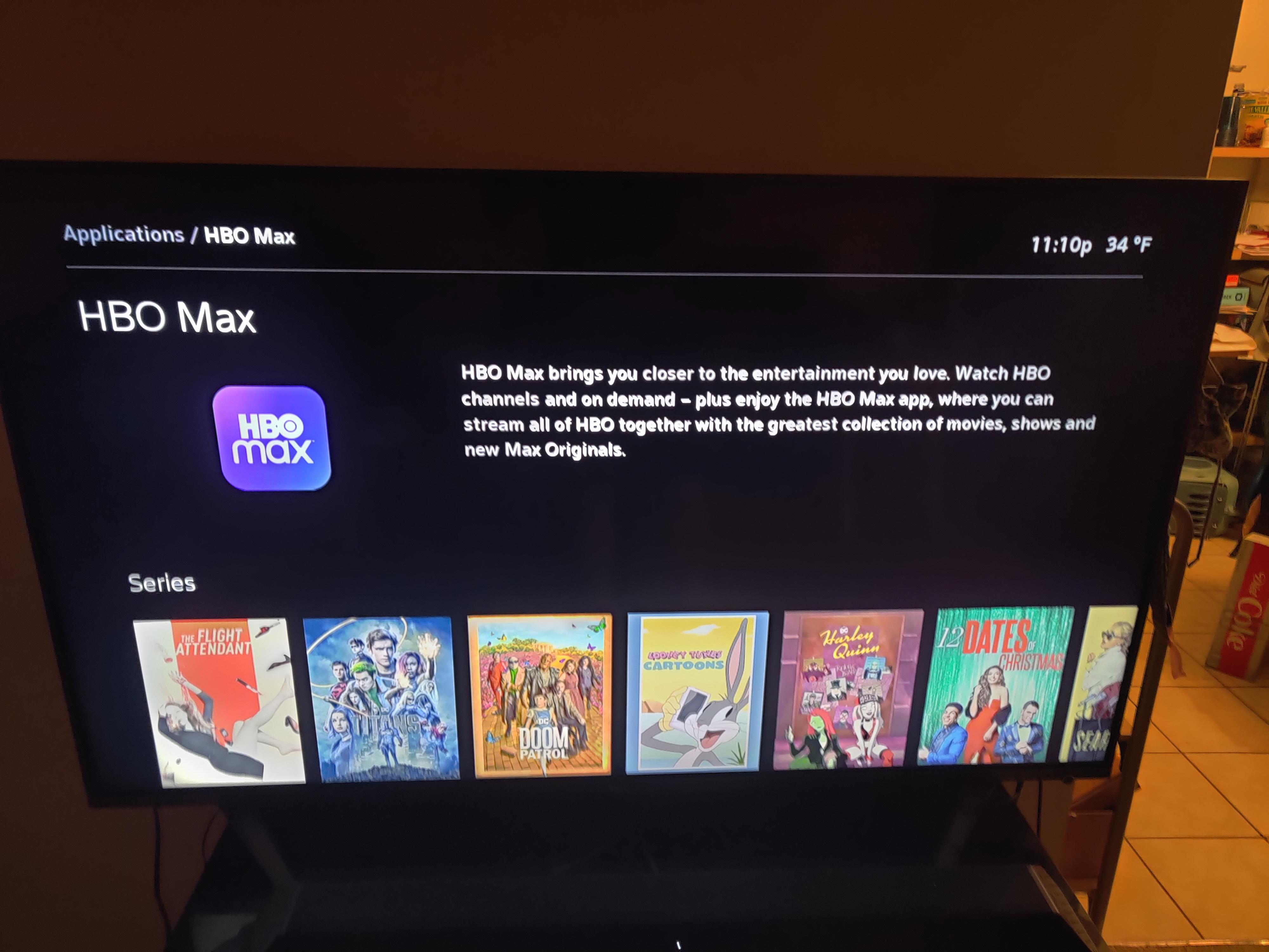 Is this the actual app on my x1 box for comcast? r/HBOMAX