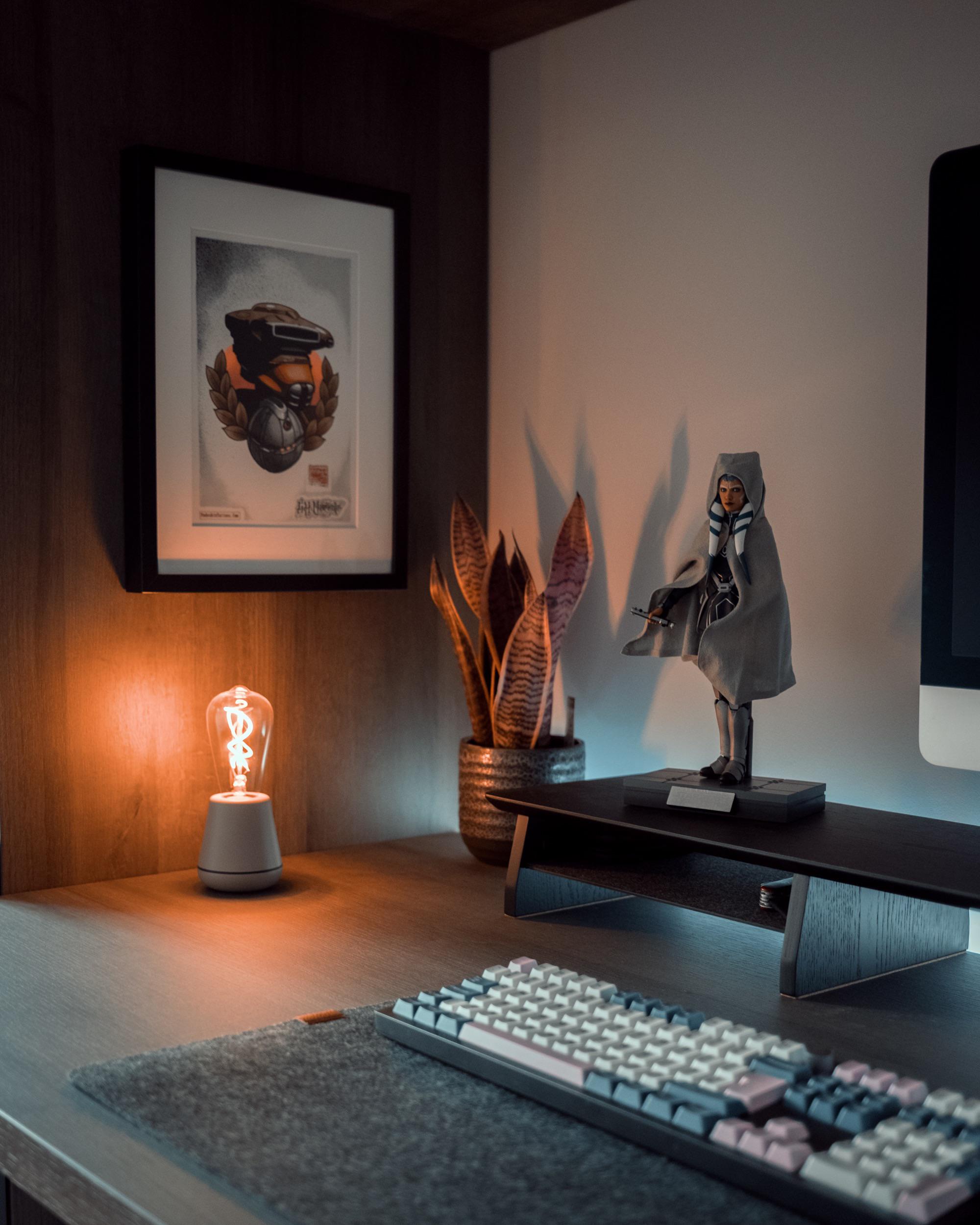 A work in progress, but my new (hopefully subtle) Star Wars home